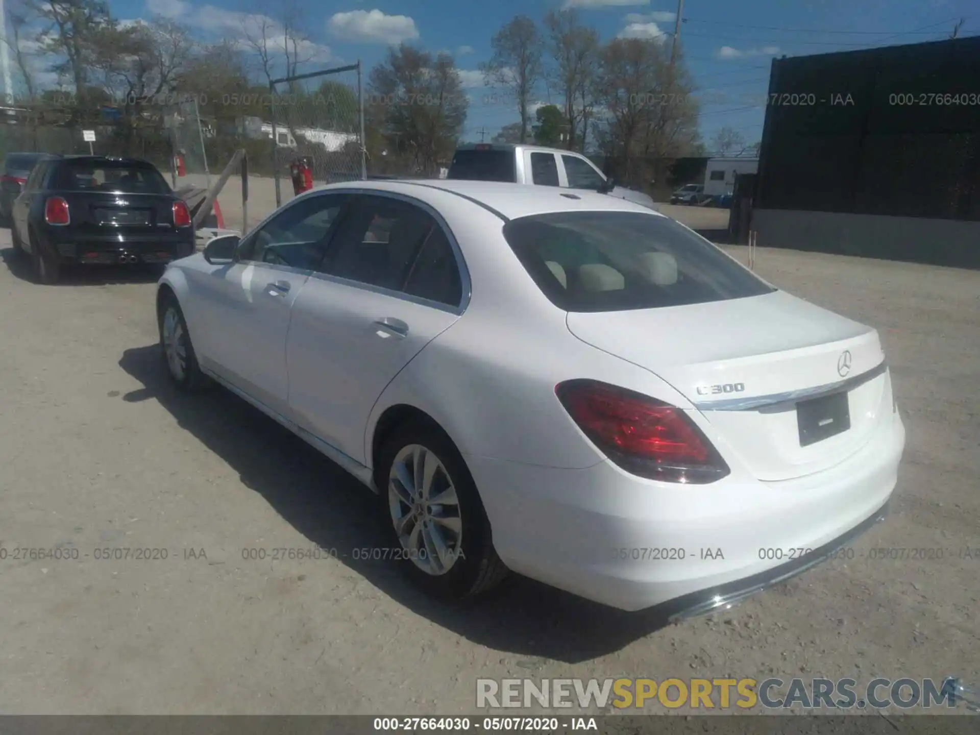 3 Photograph of a damaged car W1KWF8EB5LR570258 MERCEDES-BENZ C 2020