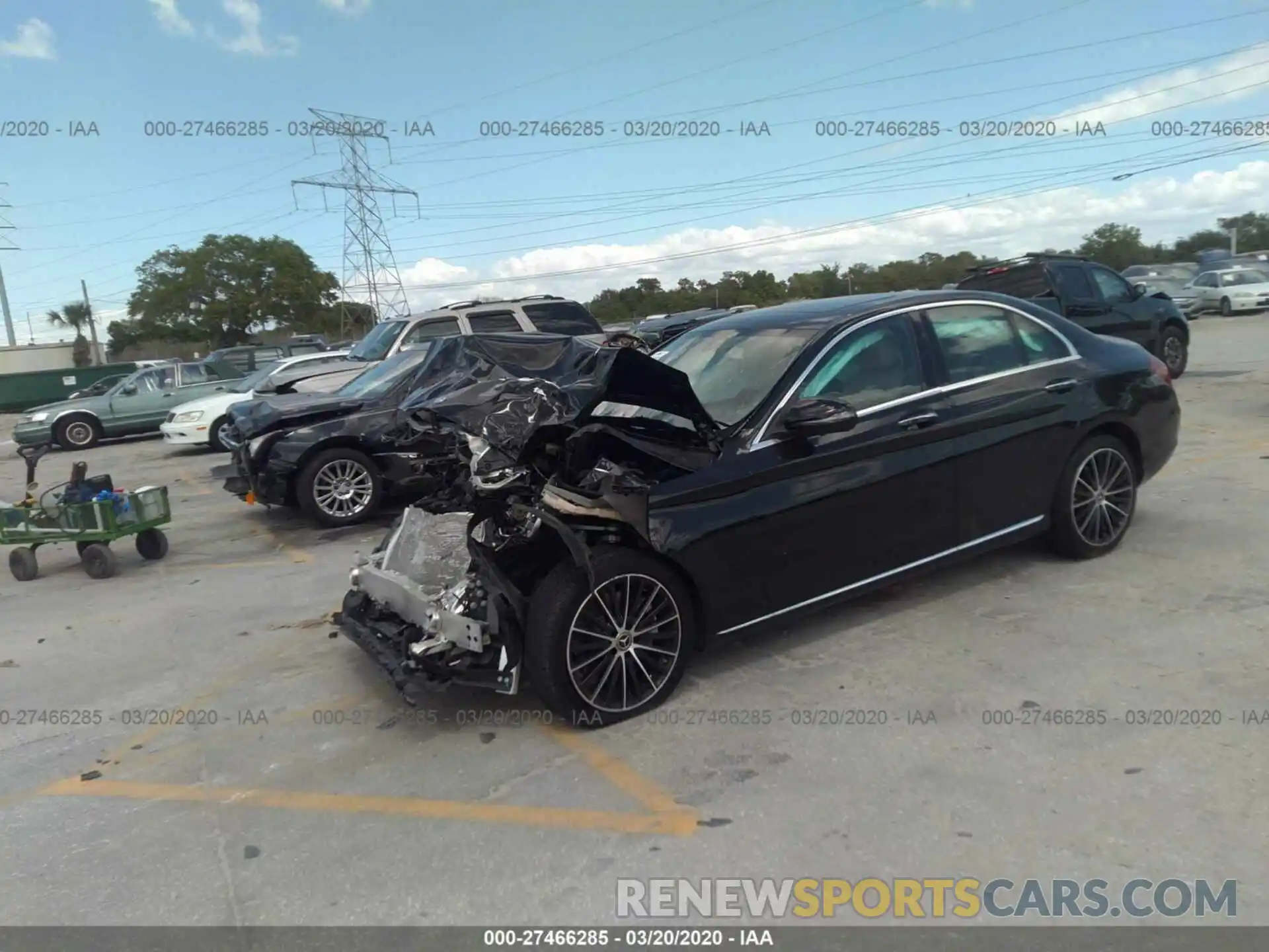 2 Photograph of a damaged car WDDWF8DB0LR527769 MERCEDES-BENZ C 2020