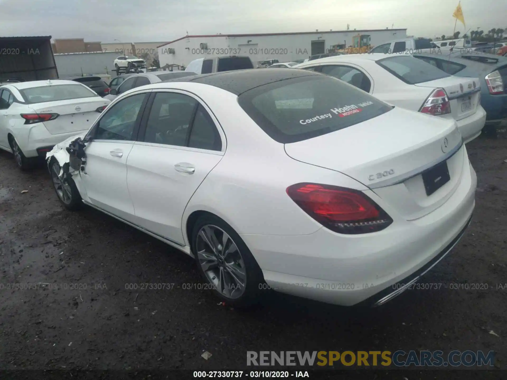 3 Photograph of a damaged car WDDWF8DB3LR538815 MERCEDES-BENZ C 2020