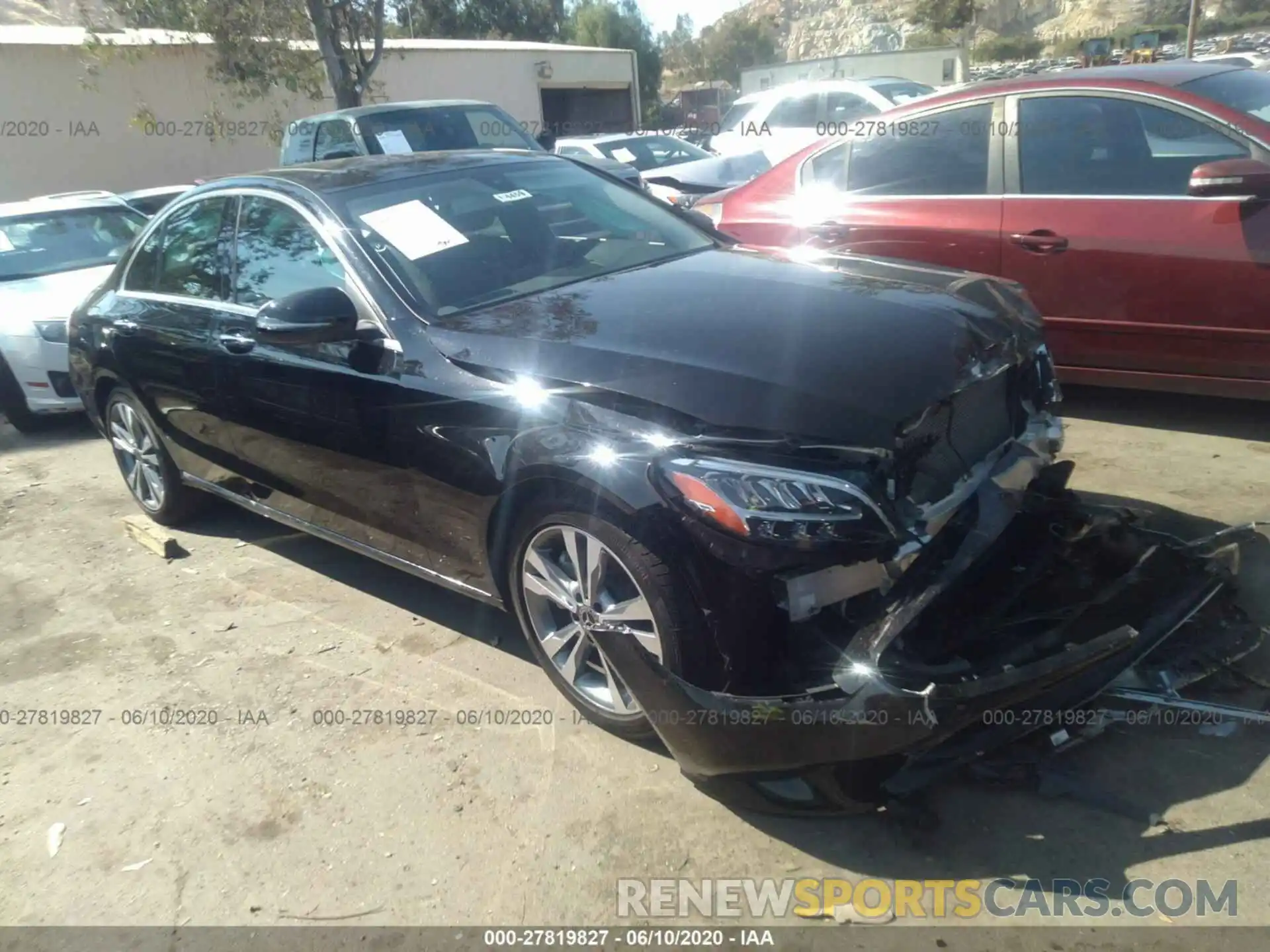 1 Photograph of a damaged car WDDWF8DB7LR542625 MERCEDES-BENZ C 2020