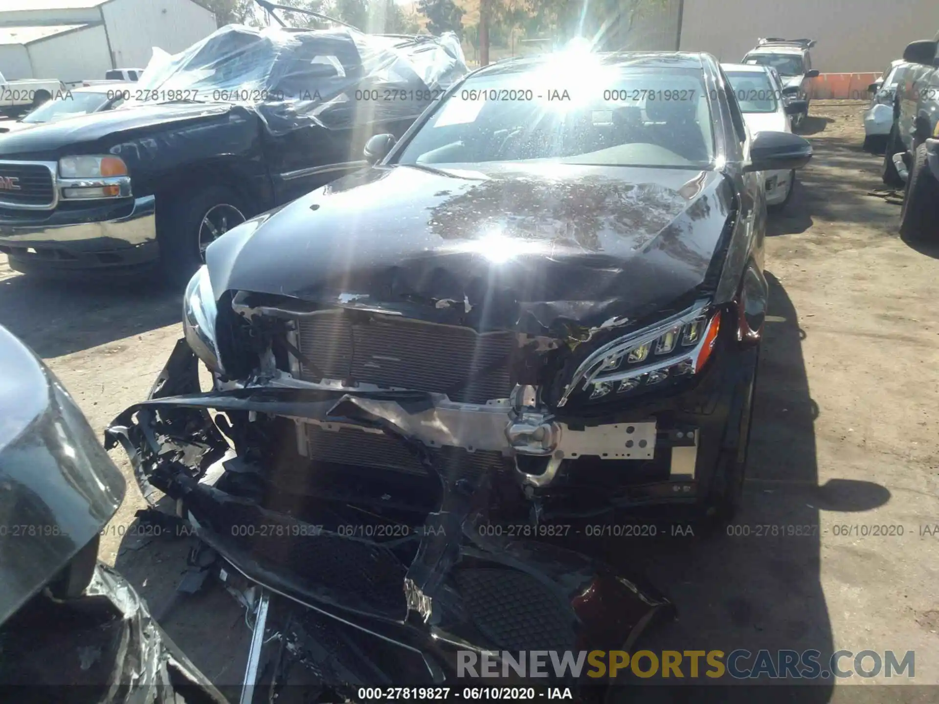 6 Photograph of a damaged car WDDWF8DB7LR542625 MERCEDES-BENZ C 2020