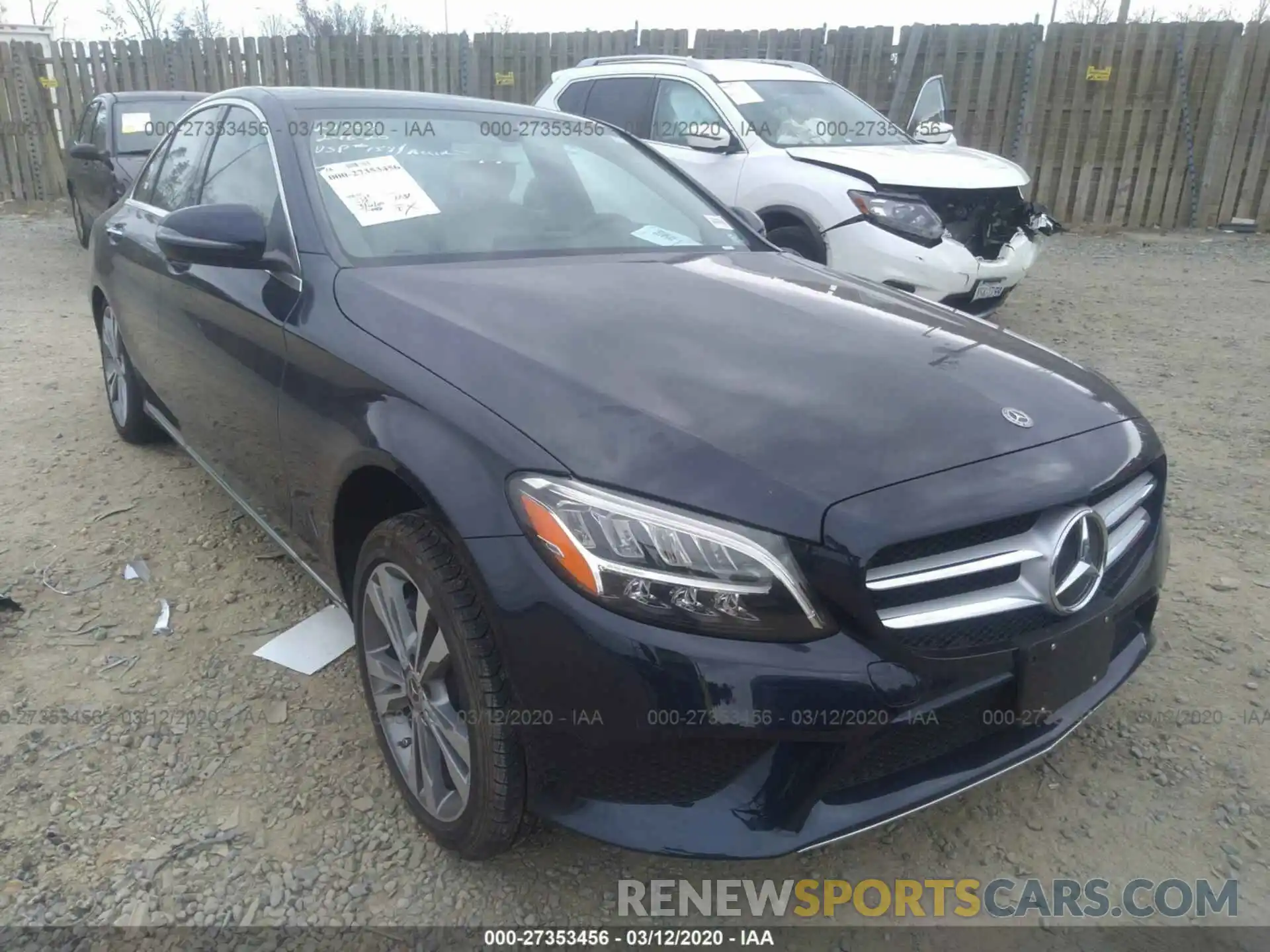 1 Photograph of a damaged car WDDWF8EB0LR540116 MERCEDES-BENZ C 2020