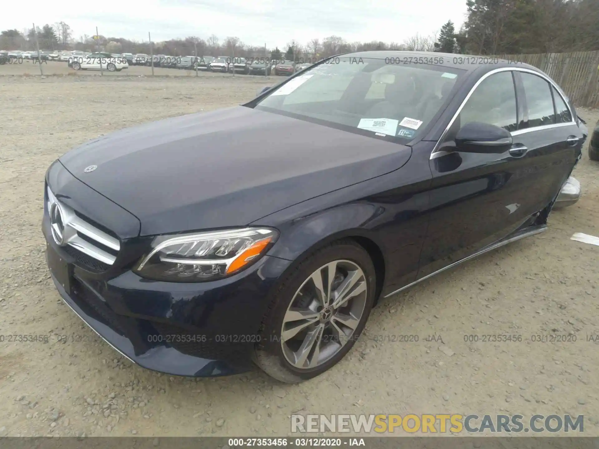 2 Photograph of a damaged car WDDWF8EB0LR540116 MERCEDES-BENZ C 2020