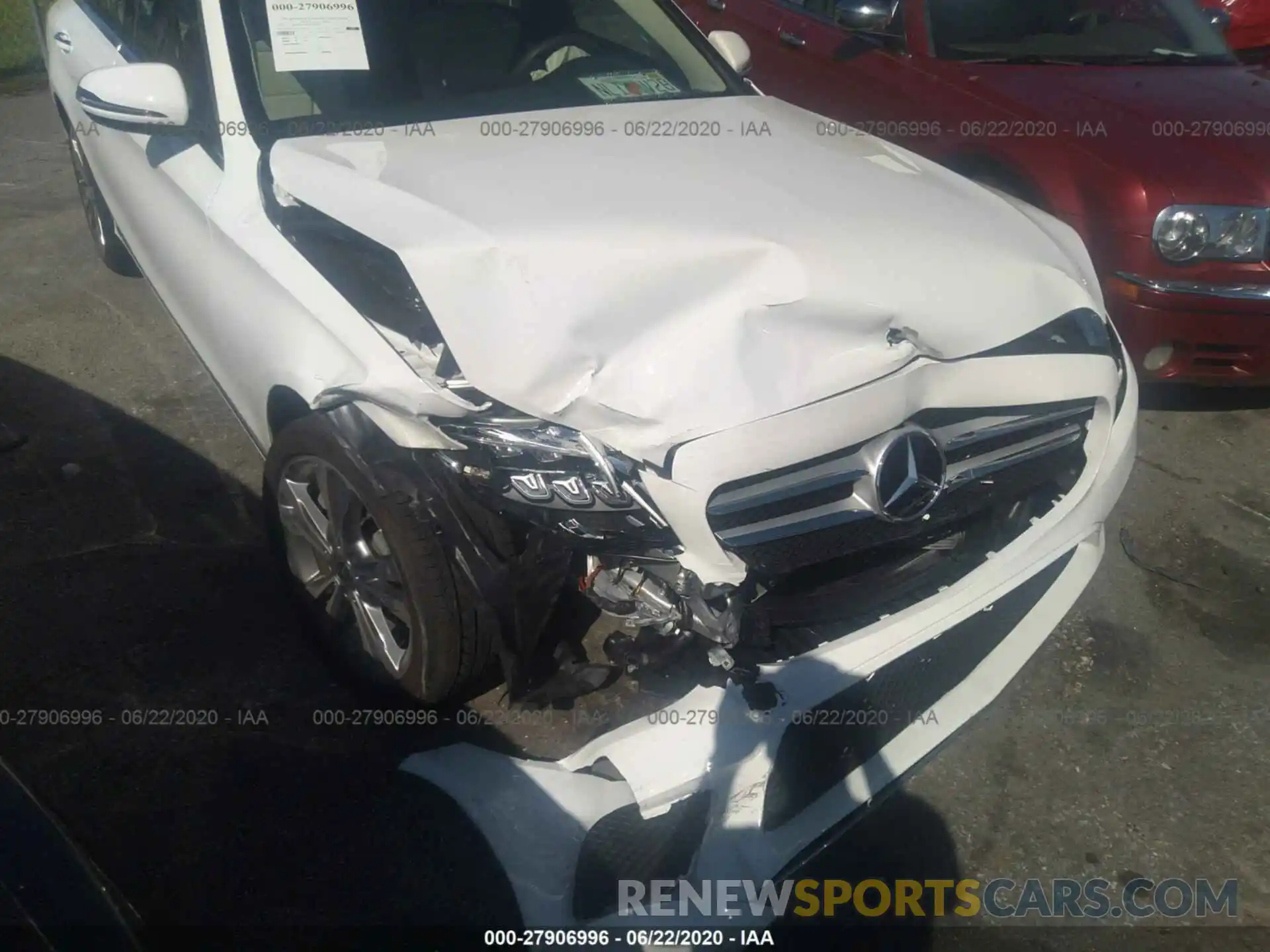 6 Photograph of a damaged car WDDWF8EB1LR549651 MERCEDES-BENZ C 2020