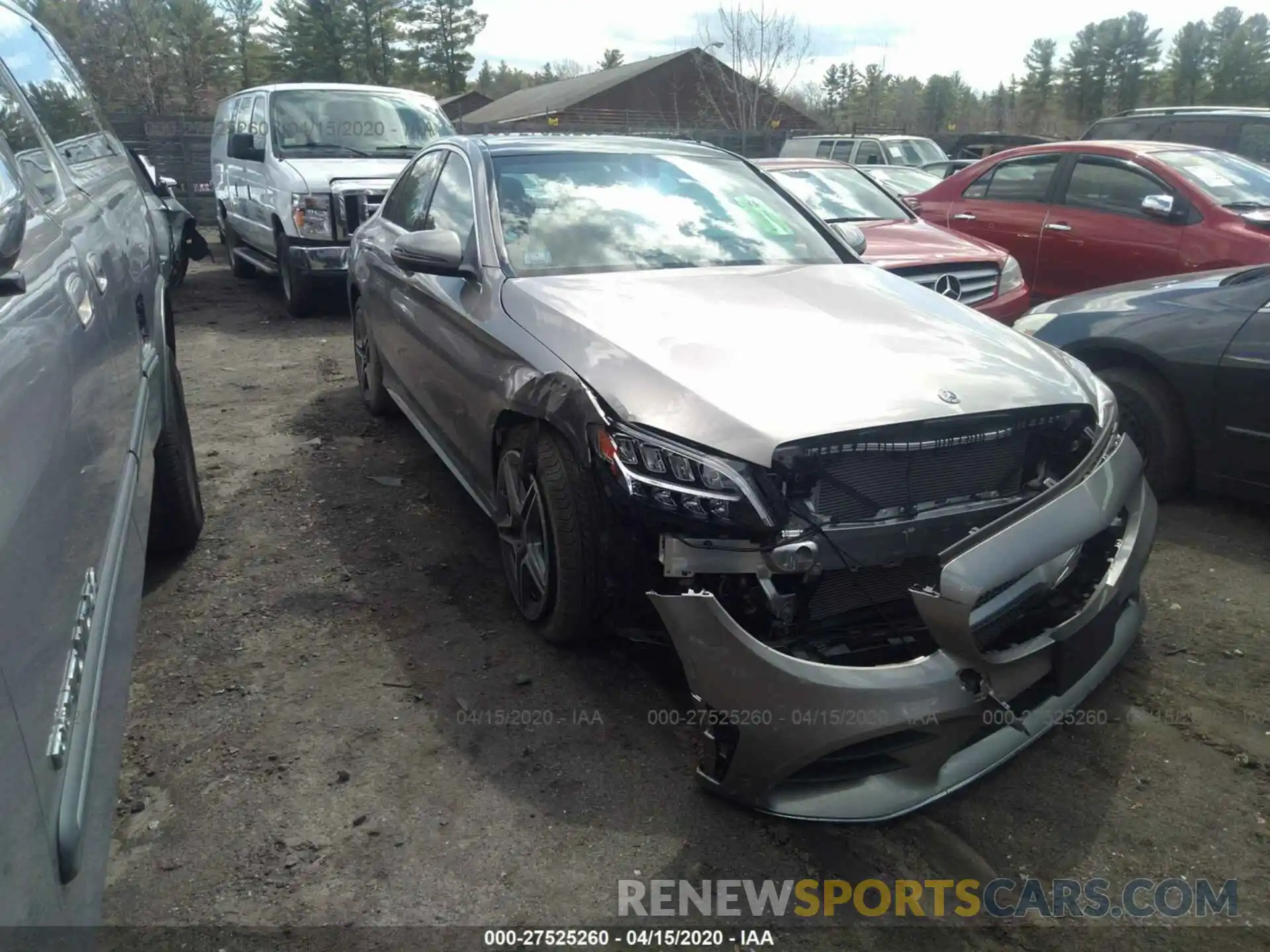 1 Photograph of a damaged car WDDWF8EB5LR538880 MERCEDES-BENZ C 2020