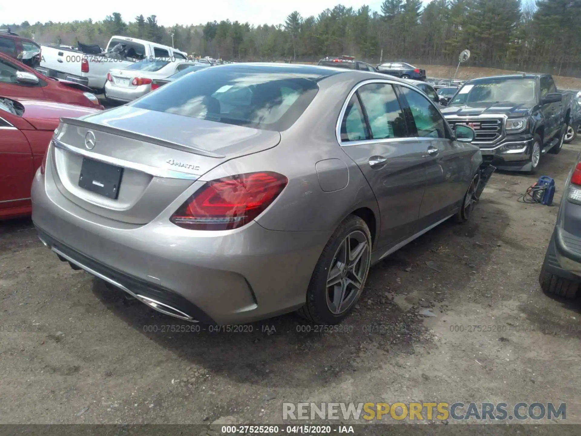 4 Photograph of a damaged car WDDWF8EB5LR538880 MERCEDES-BENZ C 2020