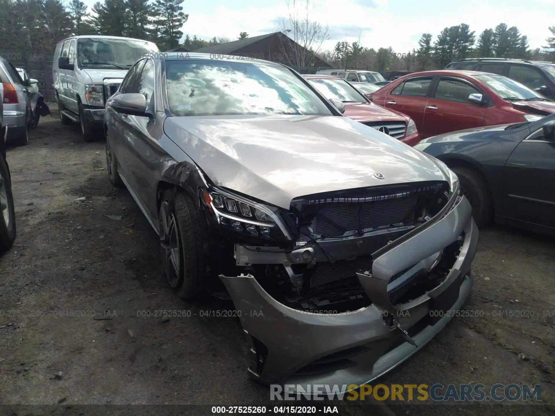 6 Photograph of a damaged car WDDWF8EB5LR538880 MERCEDES-BENZ C 2020