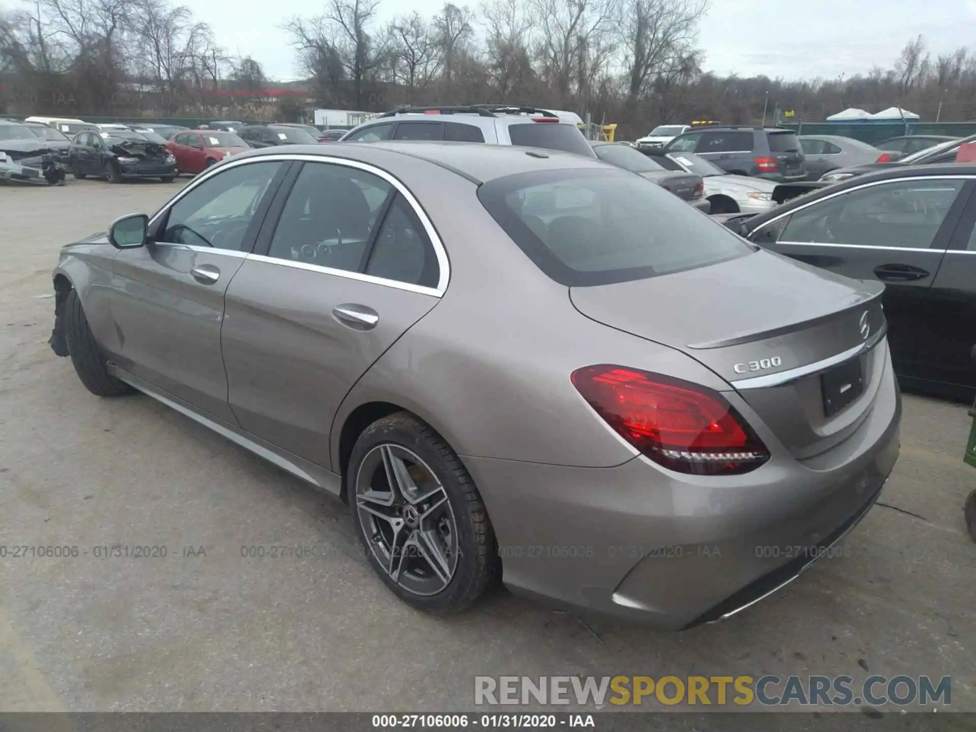 3 Photograph of a damaged car WDDWF8EB6LR527404 MERCEDES-BENZ C 2020