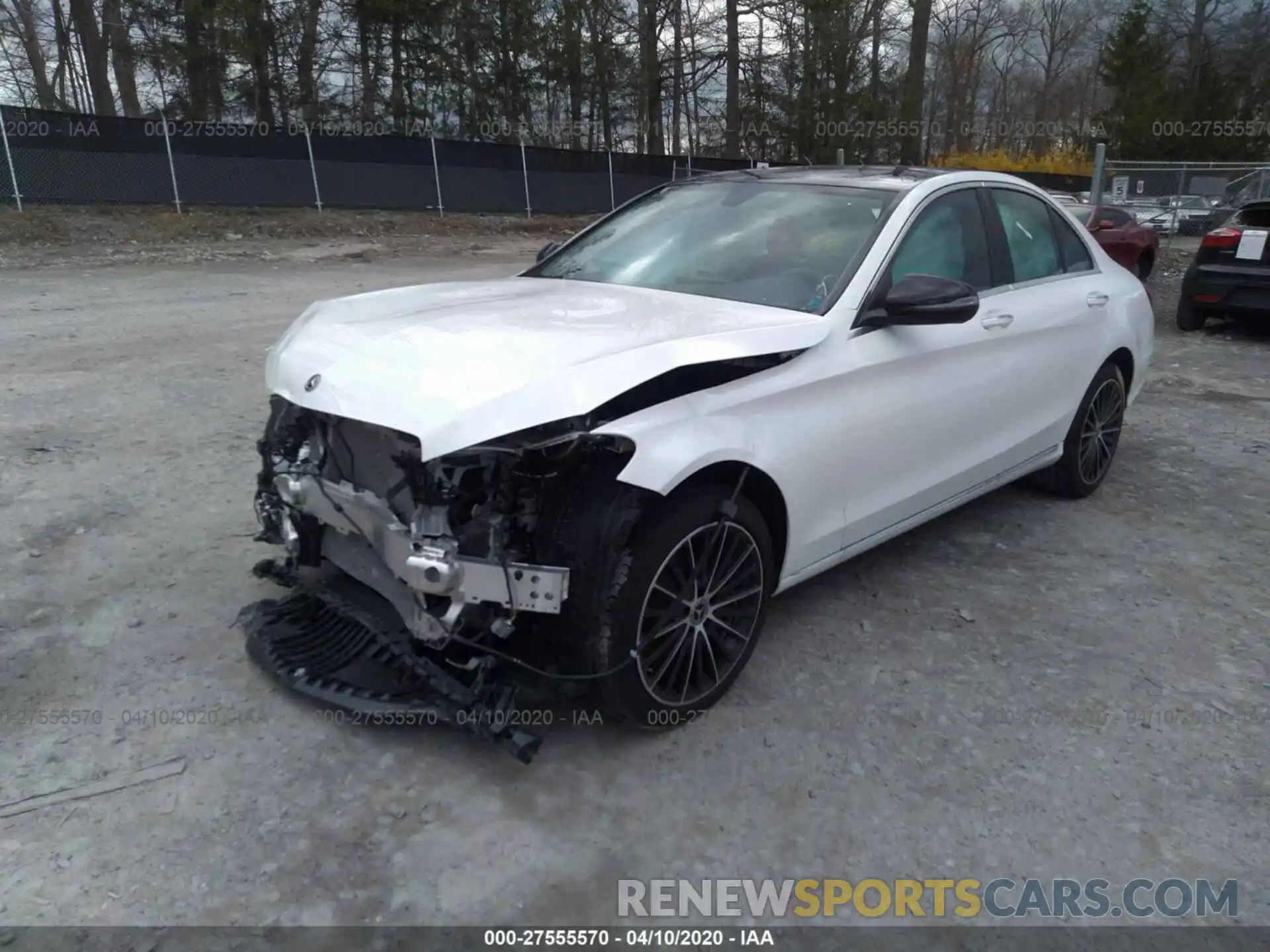 2 Photograph of a damaged car WDDWF8EBXLR537076 MERCEDES-BENZ C 2020