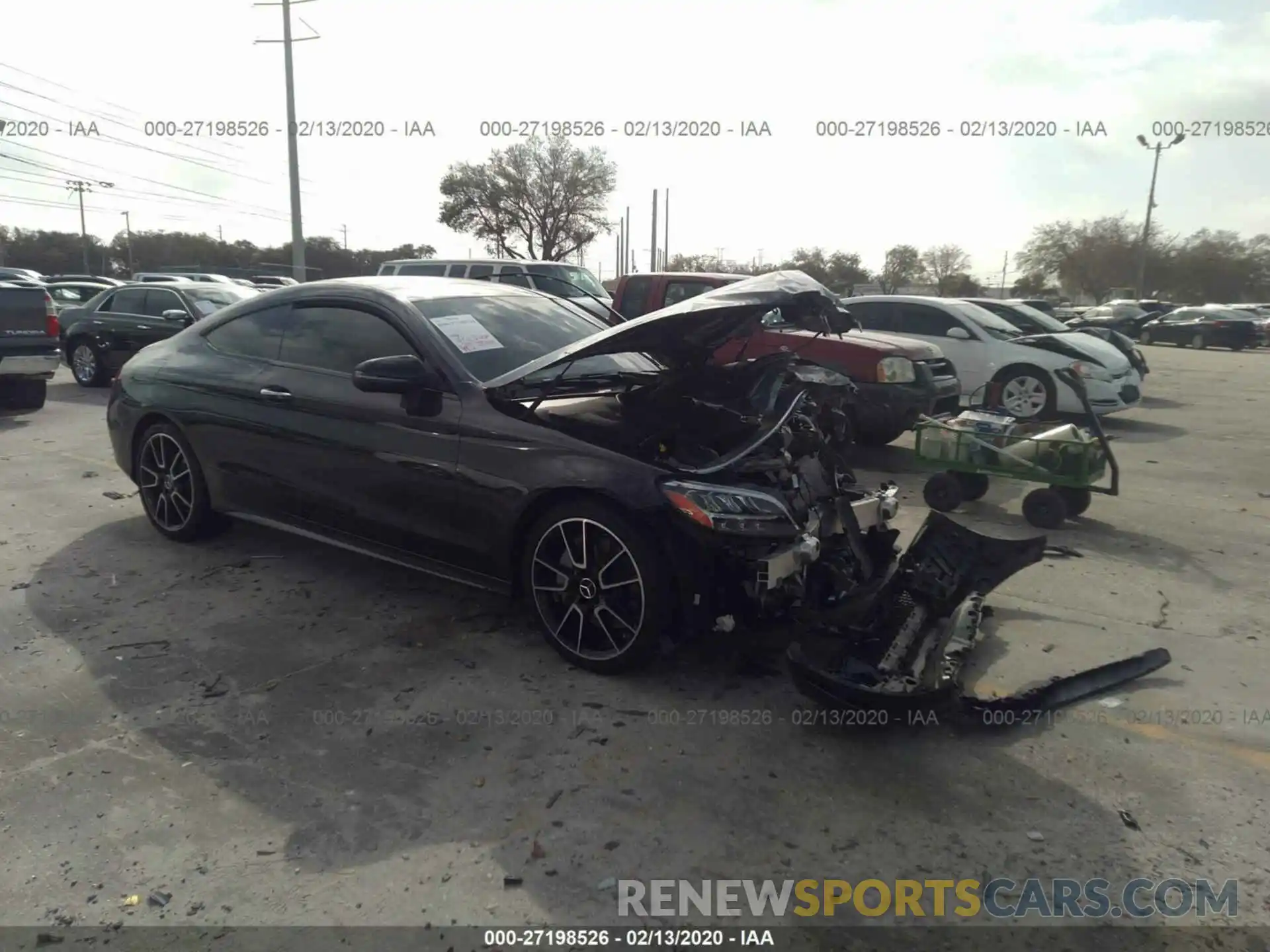 1 Photograph of a damaged car WDDWJ8DB3LF936543 MERCEDES-BENZ C 2020