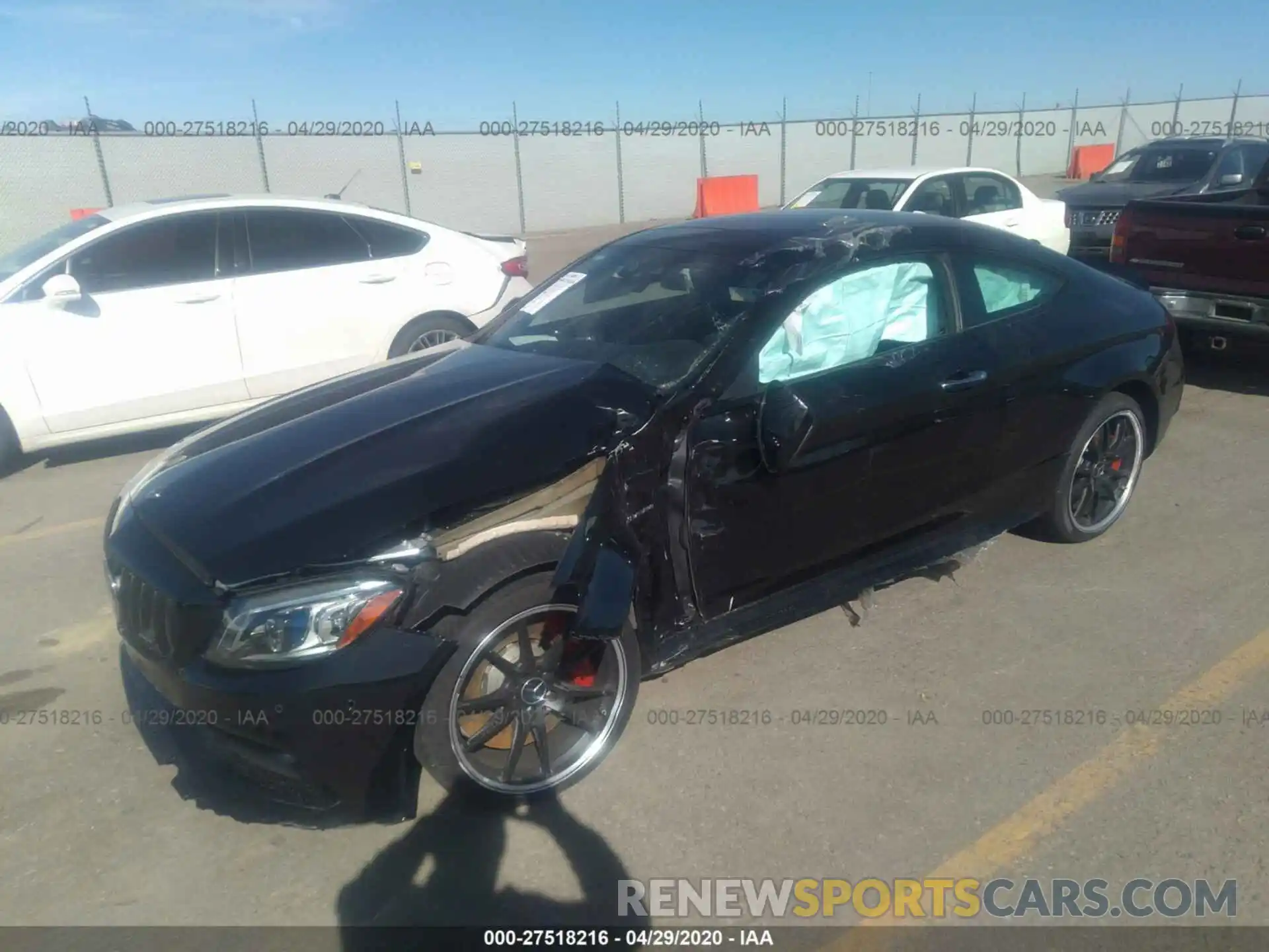 2 Photograph of a damaged car WDDWJ8HB9LF938033 MERCEDES-BENZ C 2020