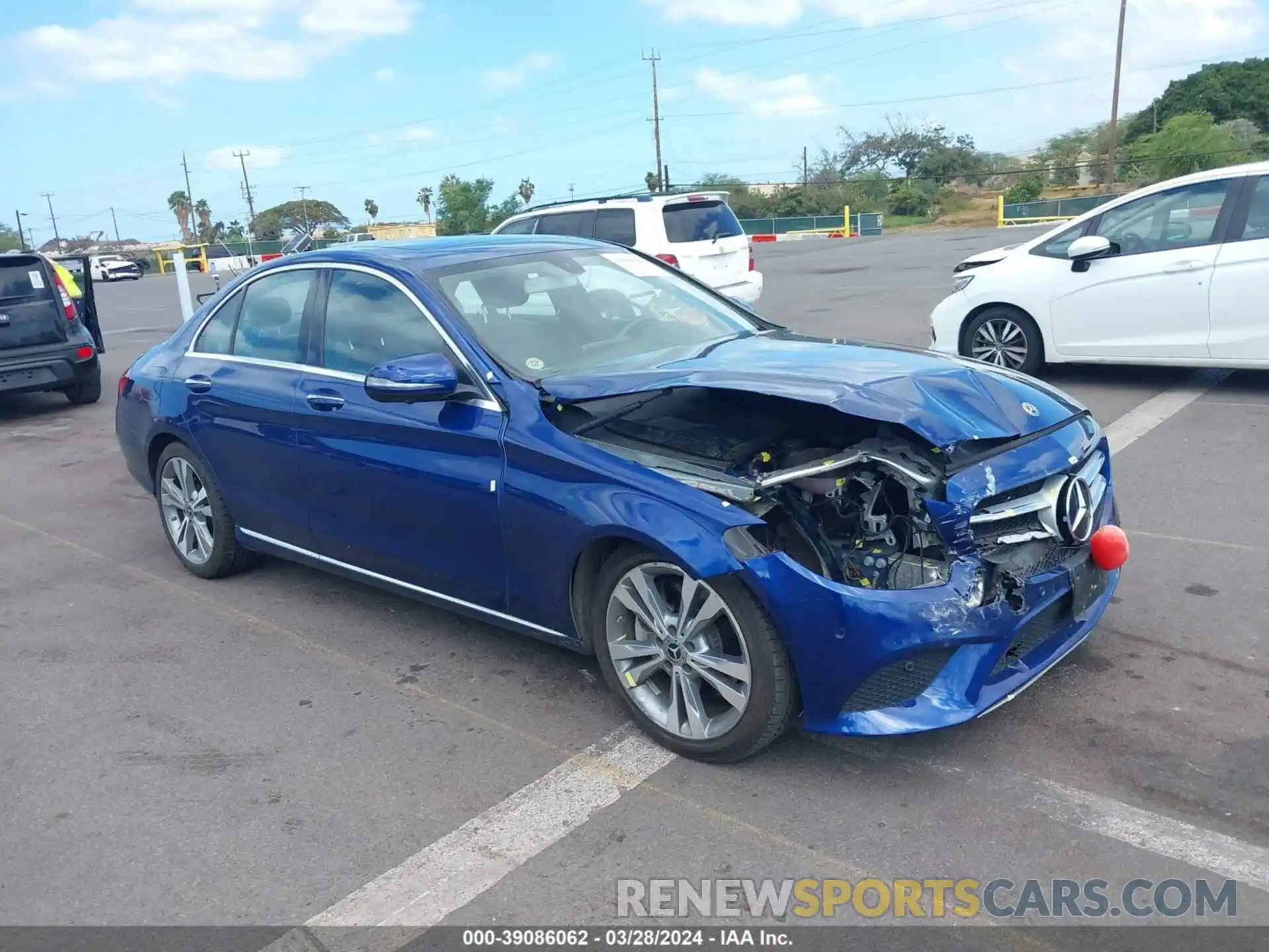 1 Photograph of a damaged car 55SWF8DB3KU297755 MERCEDES-BENZ C 300 2019