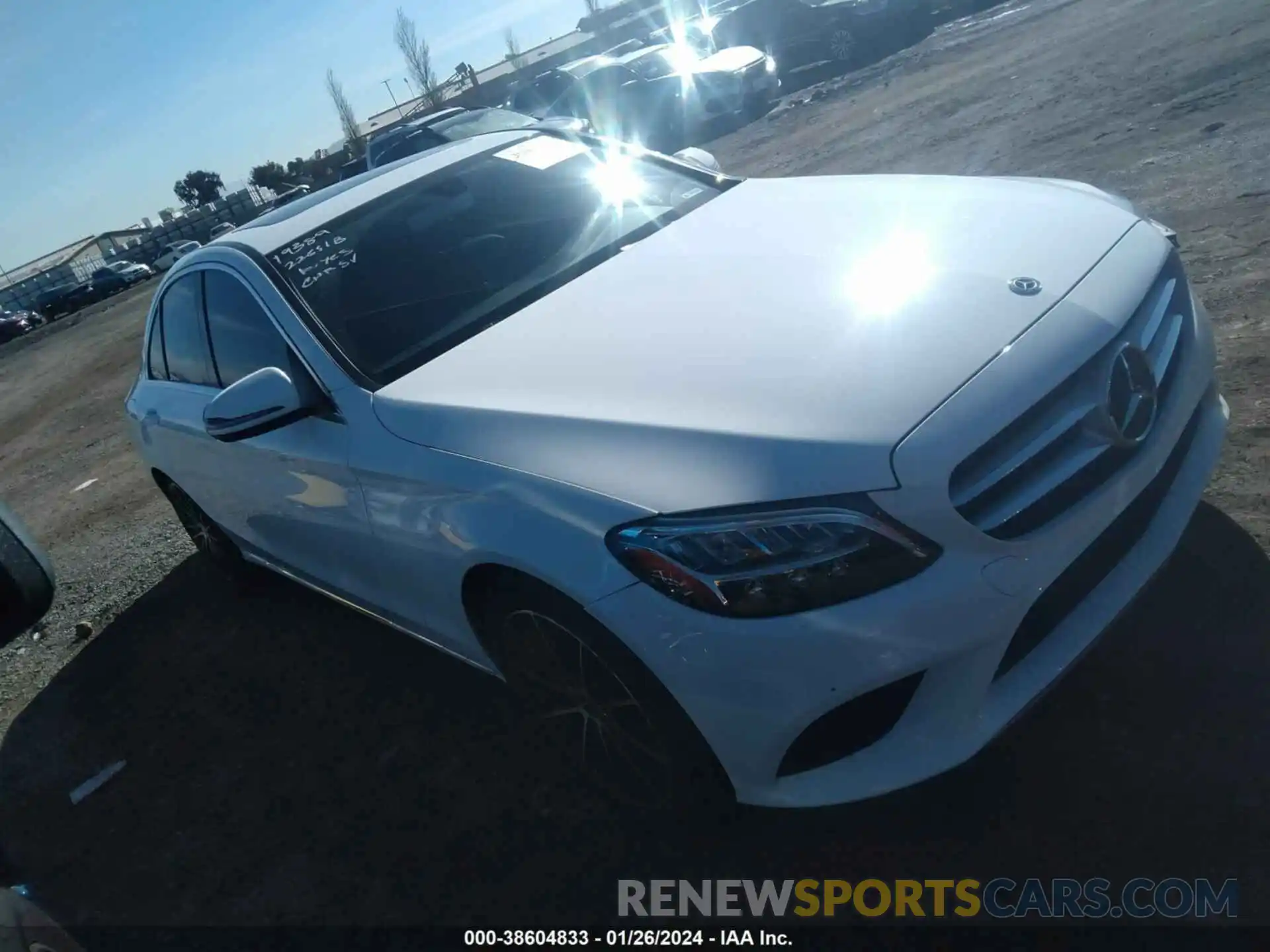 1 Photograph of a damaged car 55SWF8DB6KU318906 MERCEDES-BENZ C 300 2019