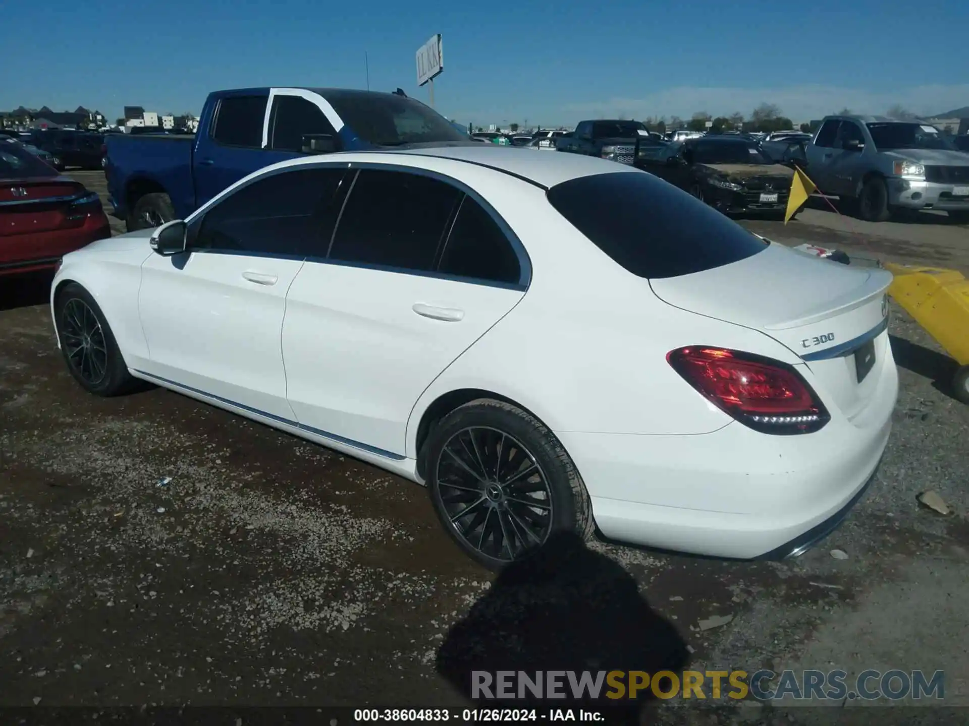 3 Photograph of a damaged car 55SWF8DB6KU318906 MERCEDES-BENZ C 300 2019