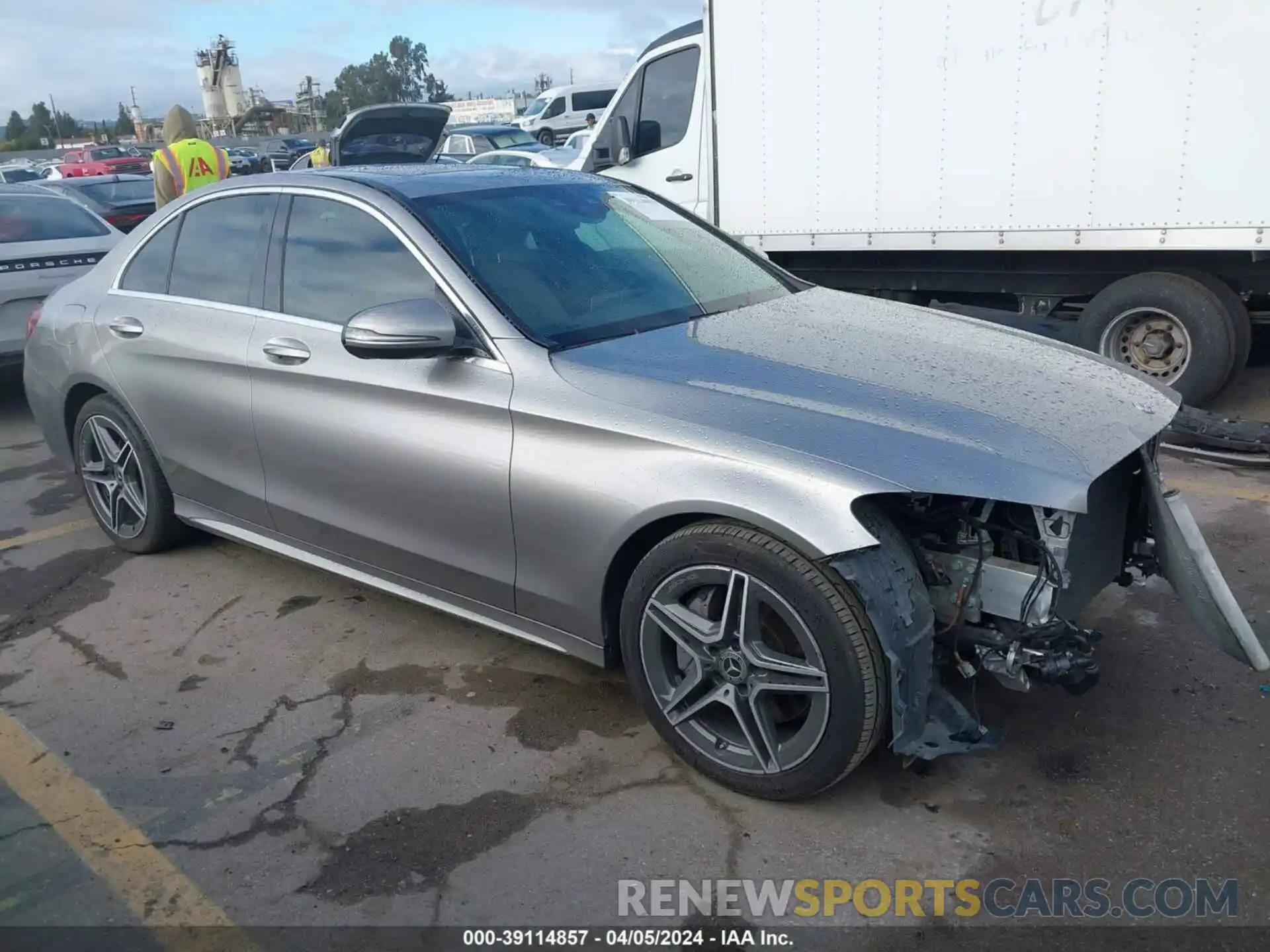 1 Photograph of a damaged car 55SWF8DB7KU277251 MERCEDES-BENZ C 300 2019