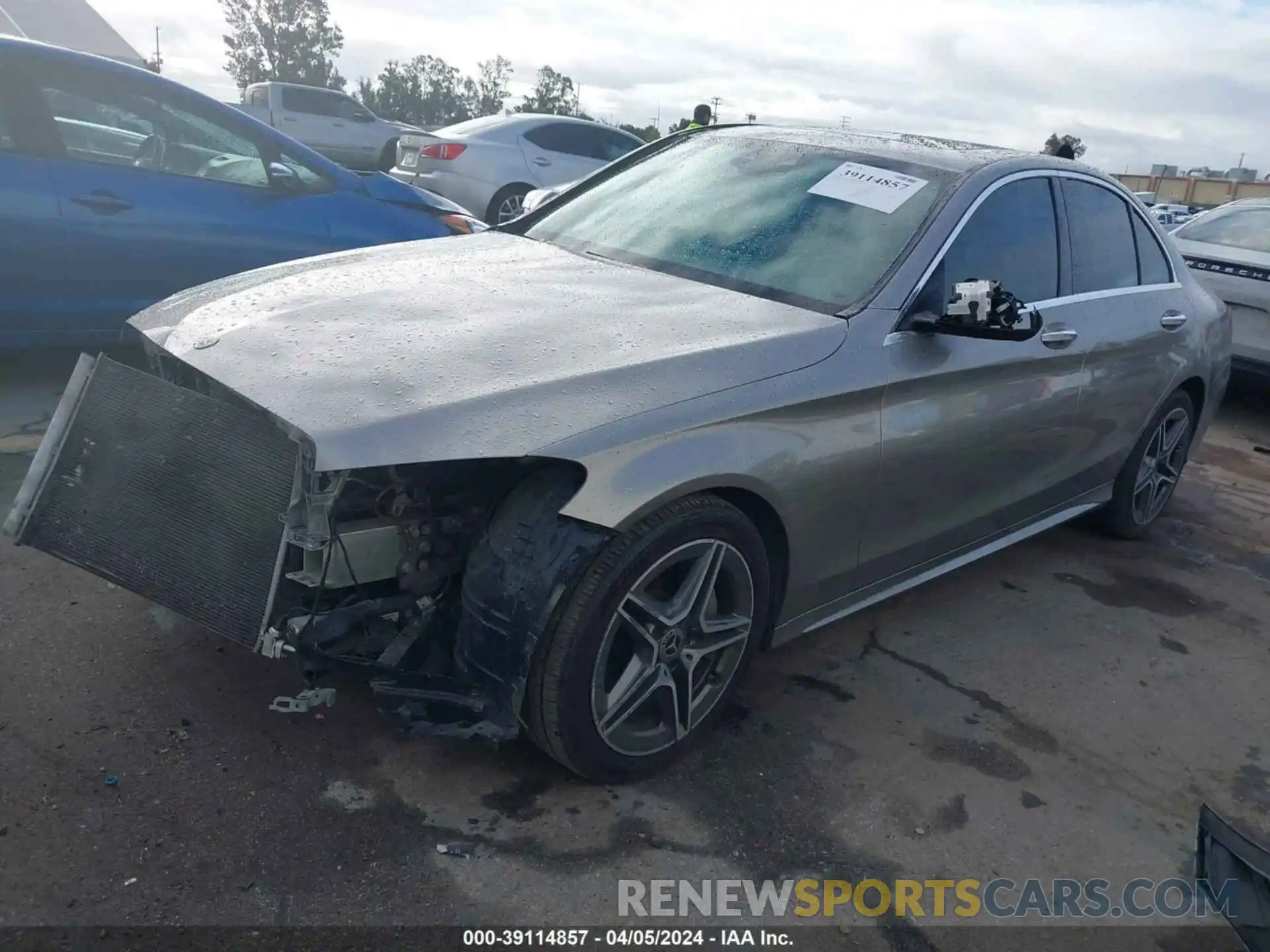 2 Photograph of a damaged car 55SWF8DB7KU277251 MERCEDES-BENZ C 300 2019