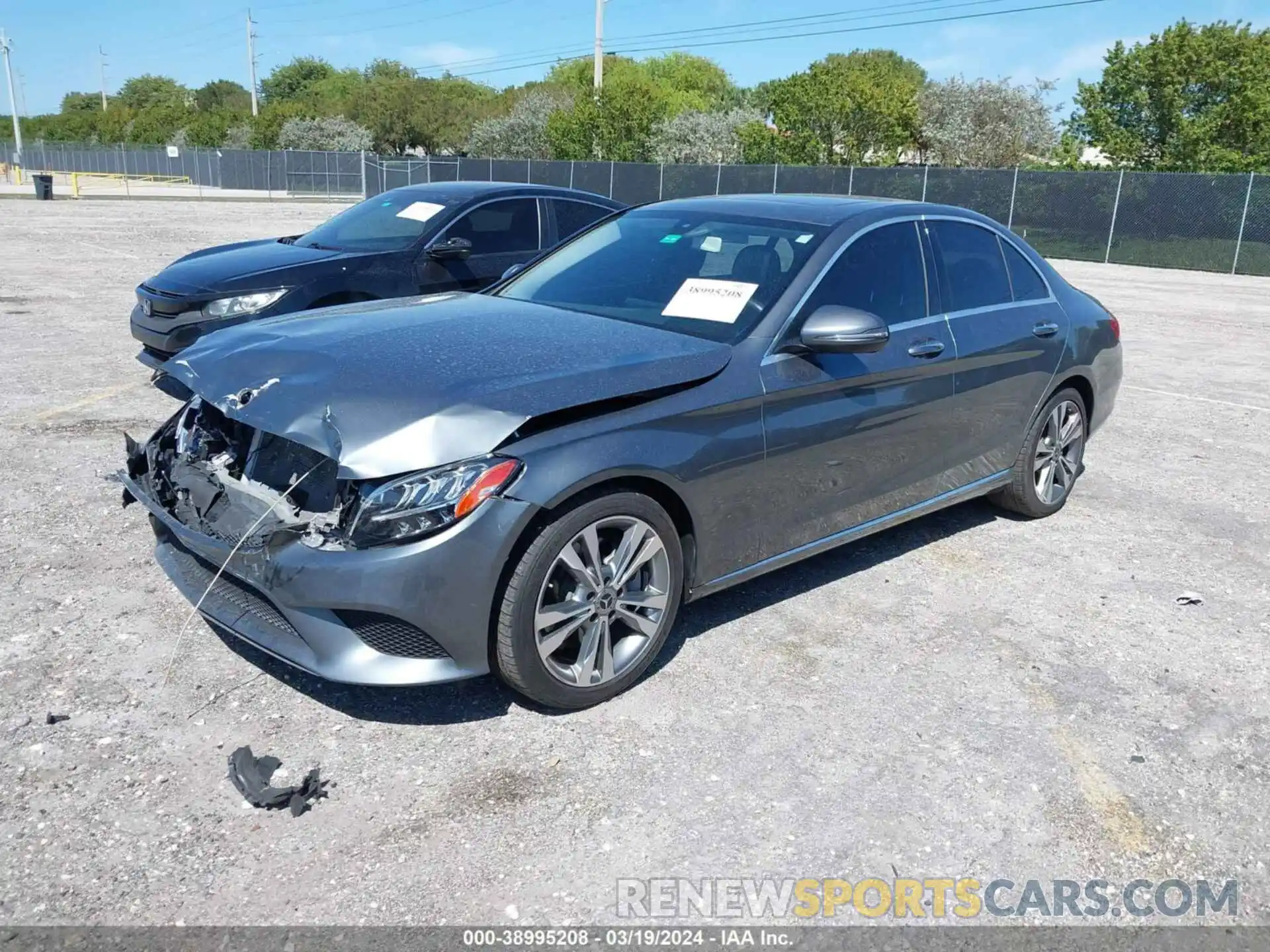 2 Photograph of a damaged car 55SWF8DB8KU300424 MERCEDES-BENZ C 300 2019