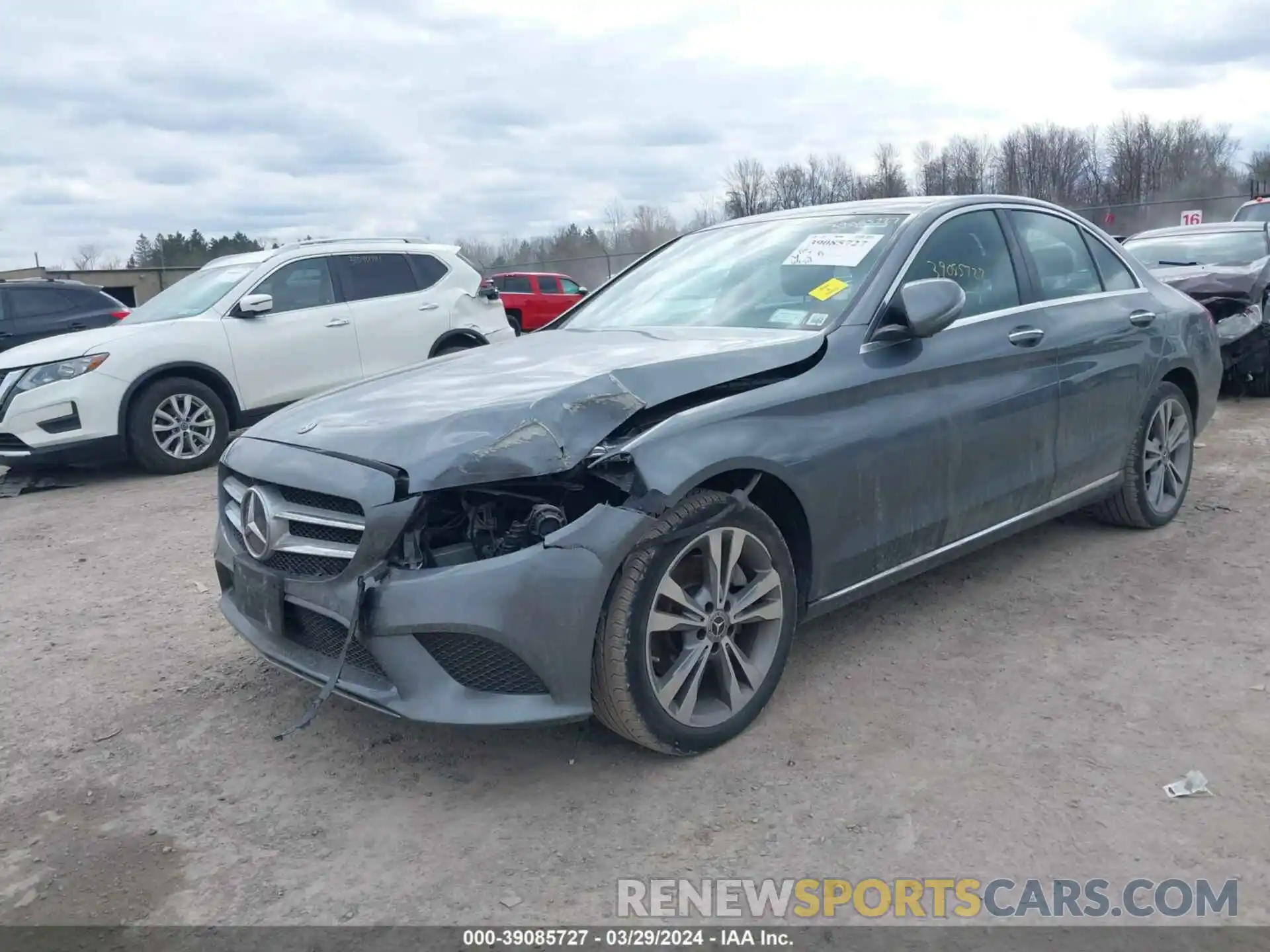 2 Photograph of a damaged car 55SWF8EB3KU304833 MERCEDES-BENZ C 300 2019