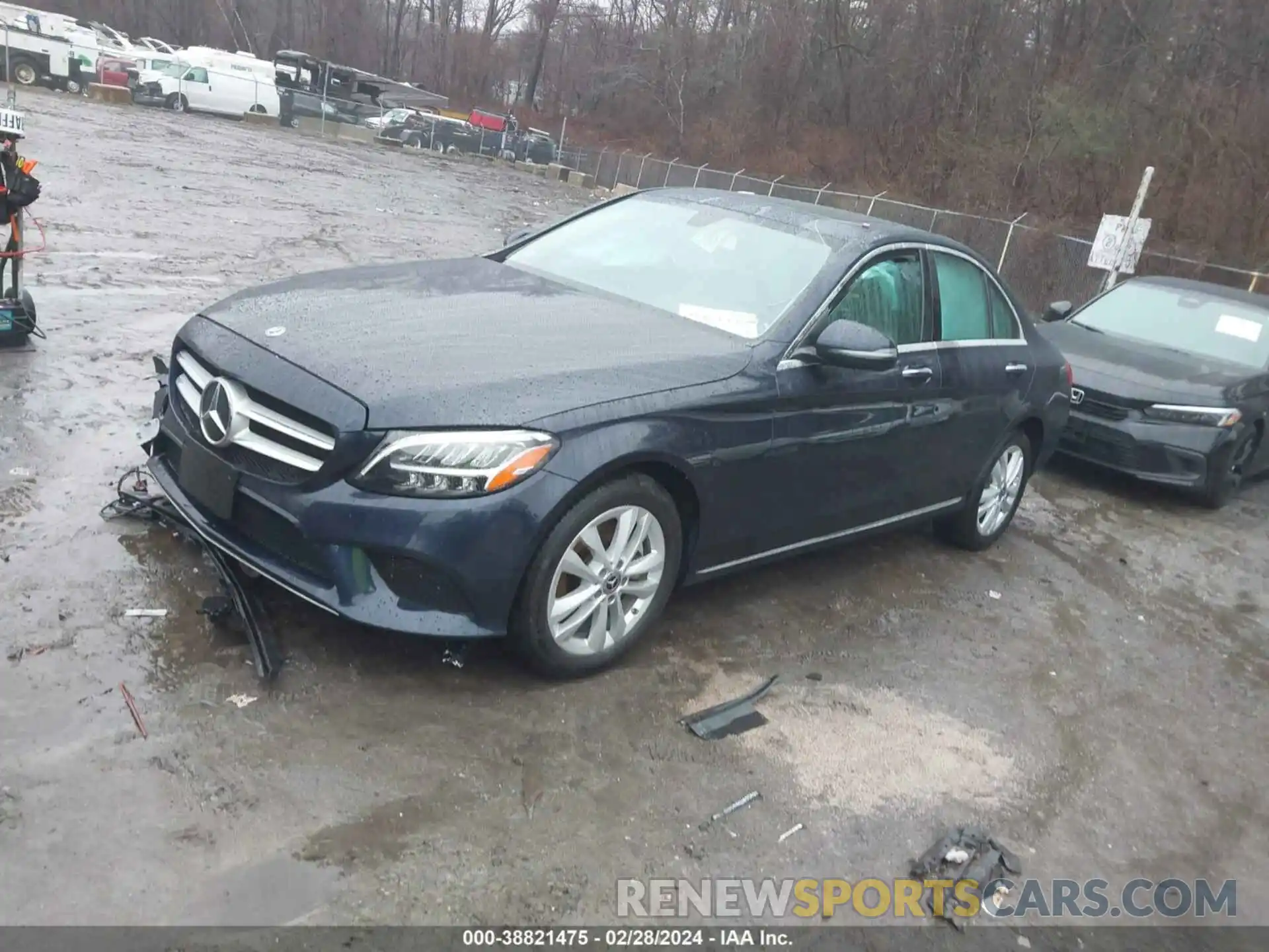 2 Photograph of a damaged car 55SWF8EBXKU293829 MERCEDES-BENZ C 300 2019