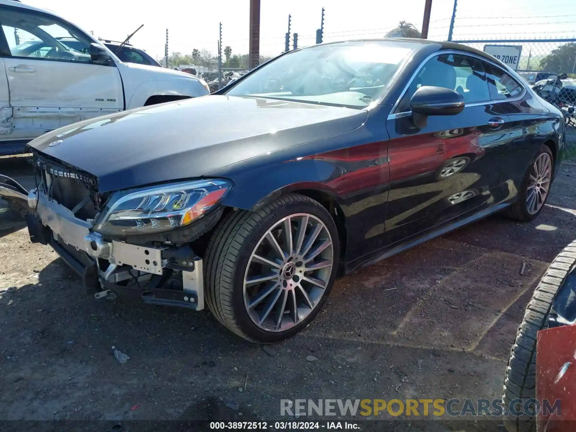 2 Photograph of a damaged car WDDWJ8DB4KF877436 MERCEDES-BENZ C 300 2019