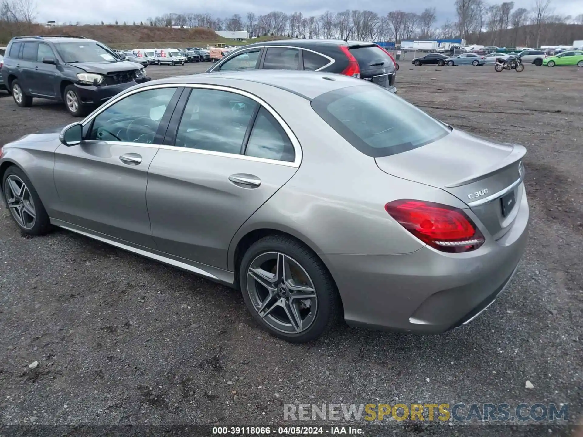 3 Photograph of a damaged car 55SWF8EB3LU326882 MERCEDES-BENZ C 300 2020