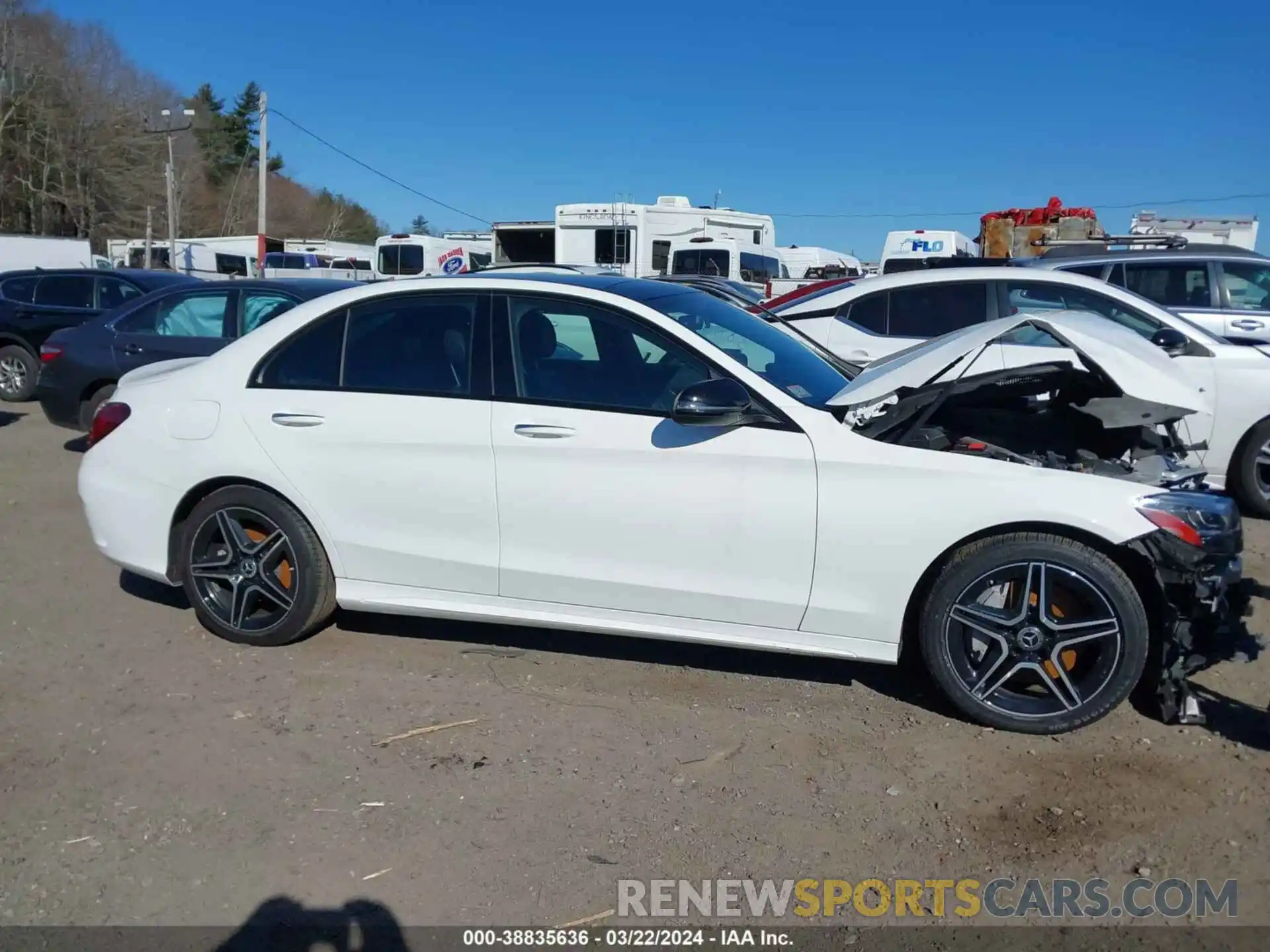 14 Photograph of a damaged car WDDWF8EB4LR562586 MERCEDES-BENZ C 300 2020