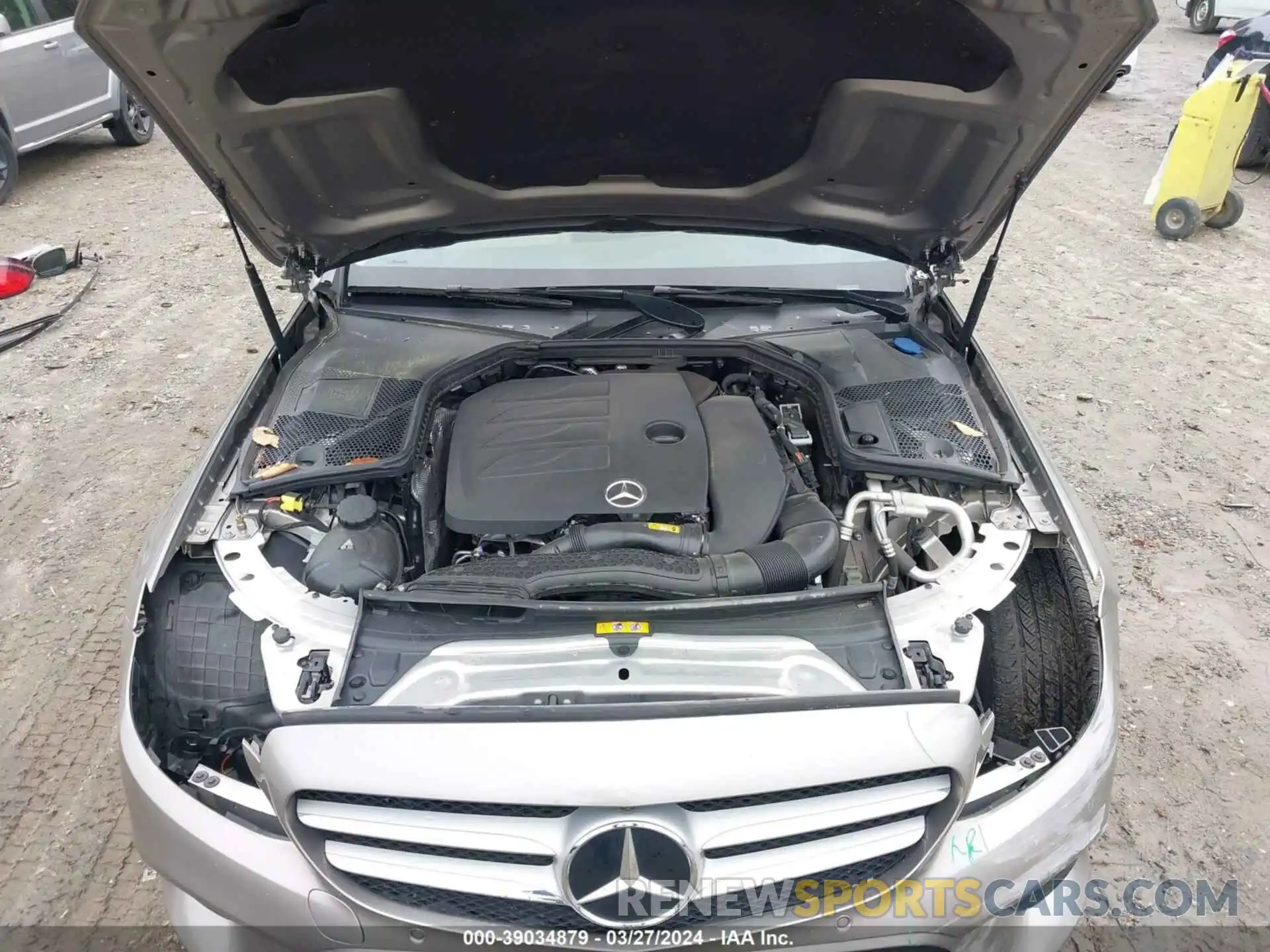 10 Photograph of a damaged car W1KWF8DB0MR648349 MERCEDES-BENZ C 300 2021