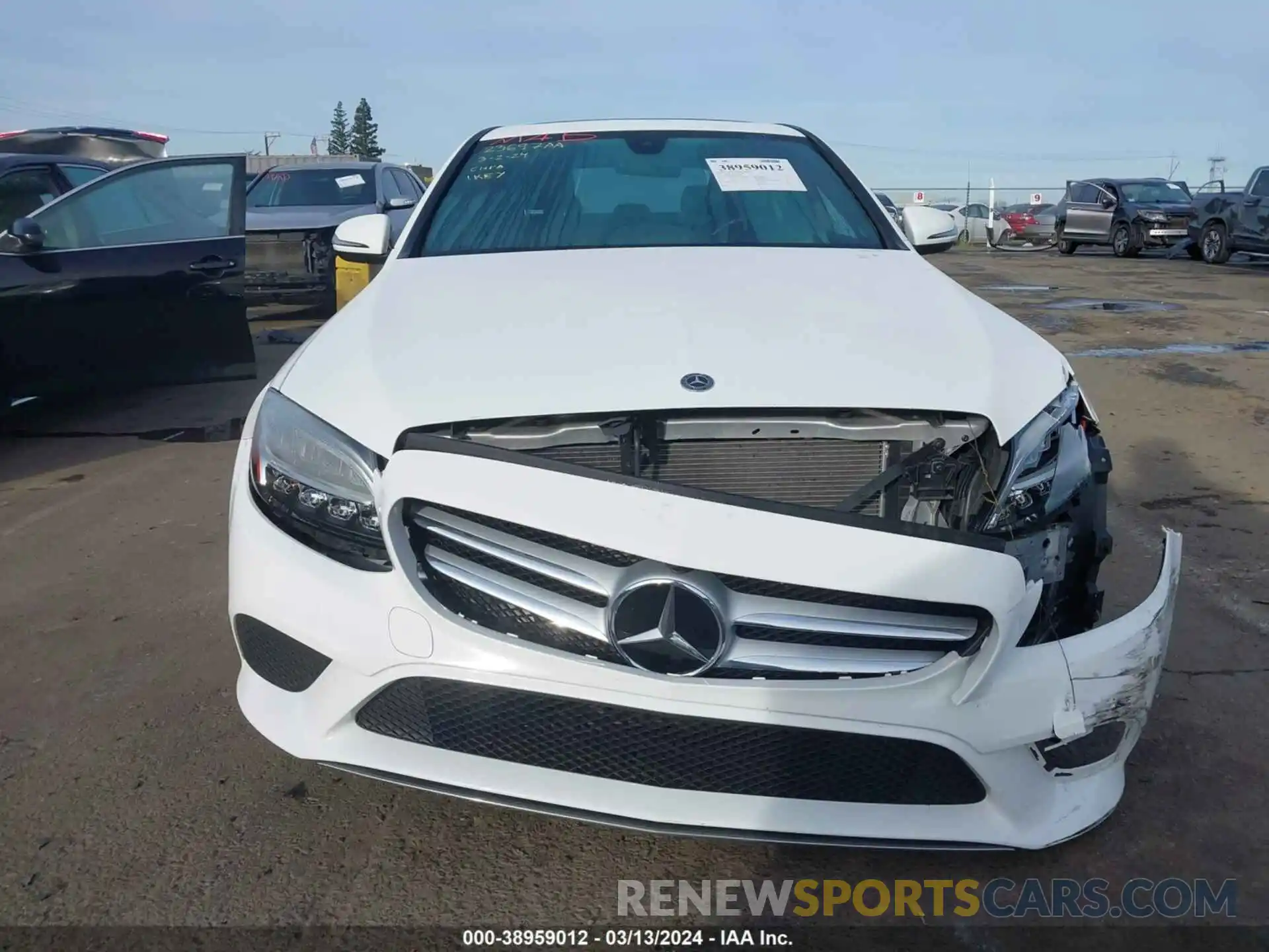 12 Photograph of a damaged car W1KWF8DB4MR632705 MERCEDES-BENZ C 300 2021