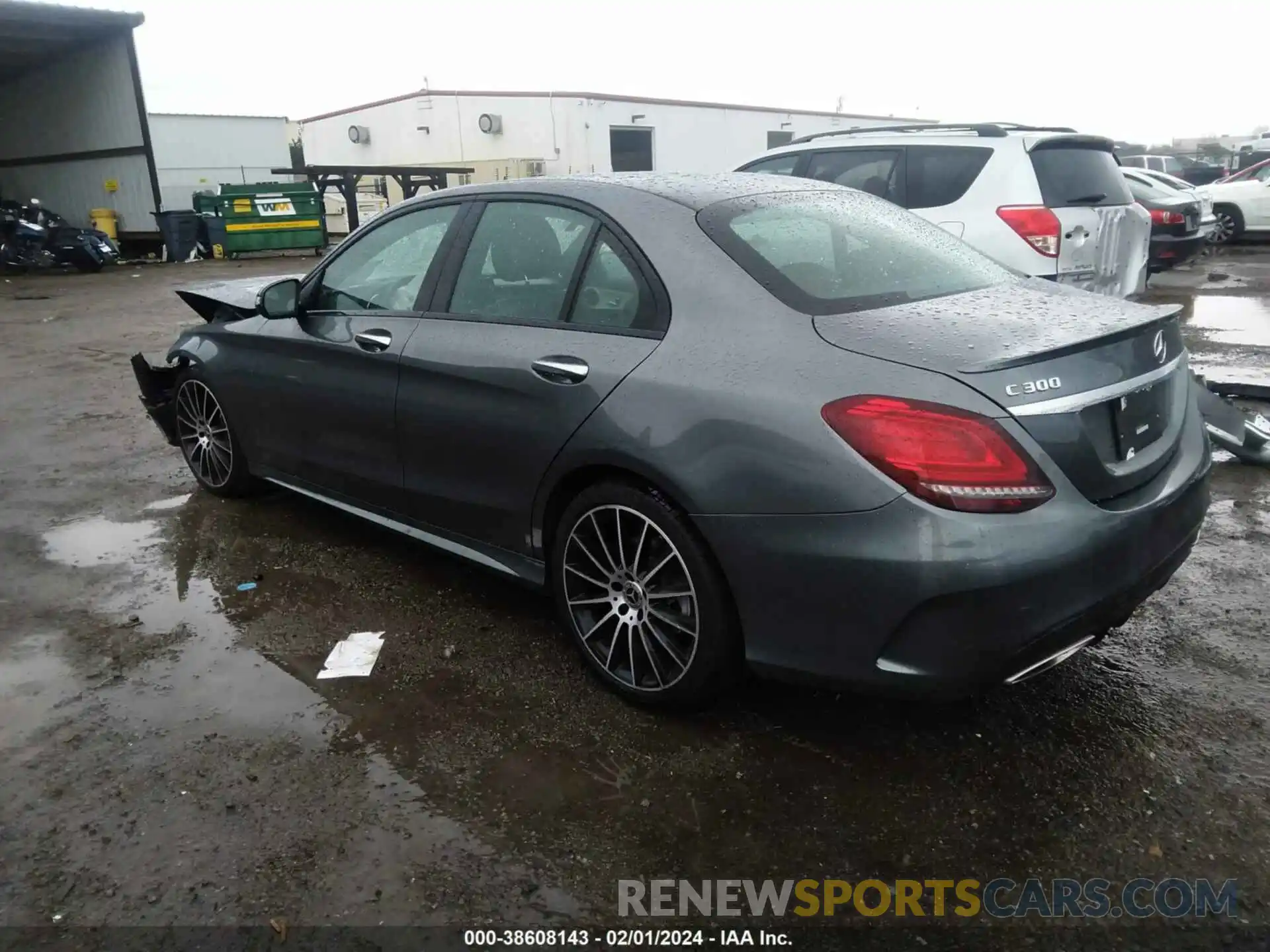 3 Photograph of a damaged car W1KWF8DBXMR642946 MERCEDES-BENZ C 300 2021