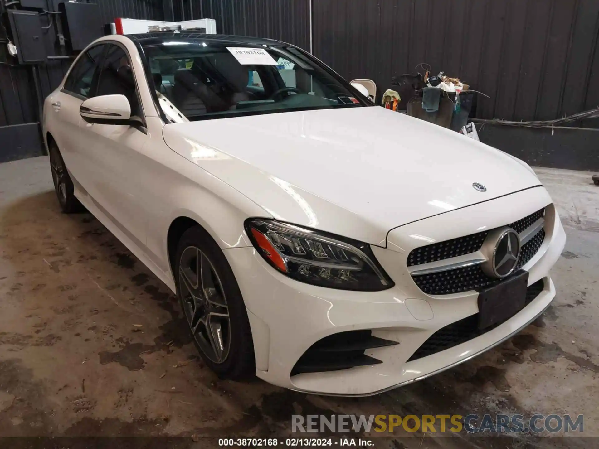 1 Photograph of a damaged car W1KWF8EB1MR646091 MERCEDES-BENZ C 300 2021