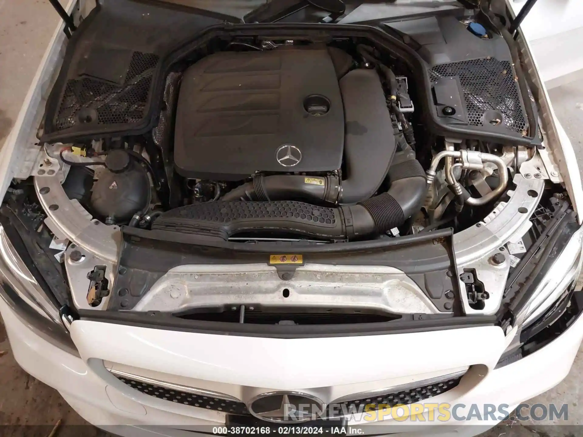 10 Photograph of a damaged car W1KWF8EB1MR646091 MERCEDES-BENZ C 300 2021