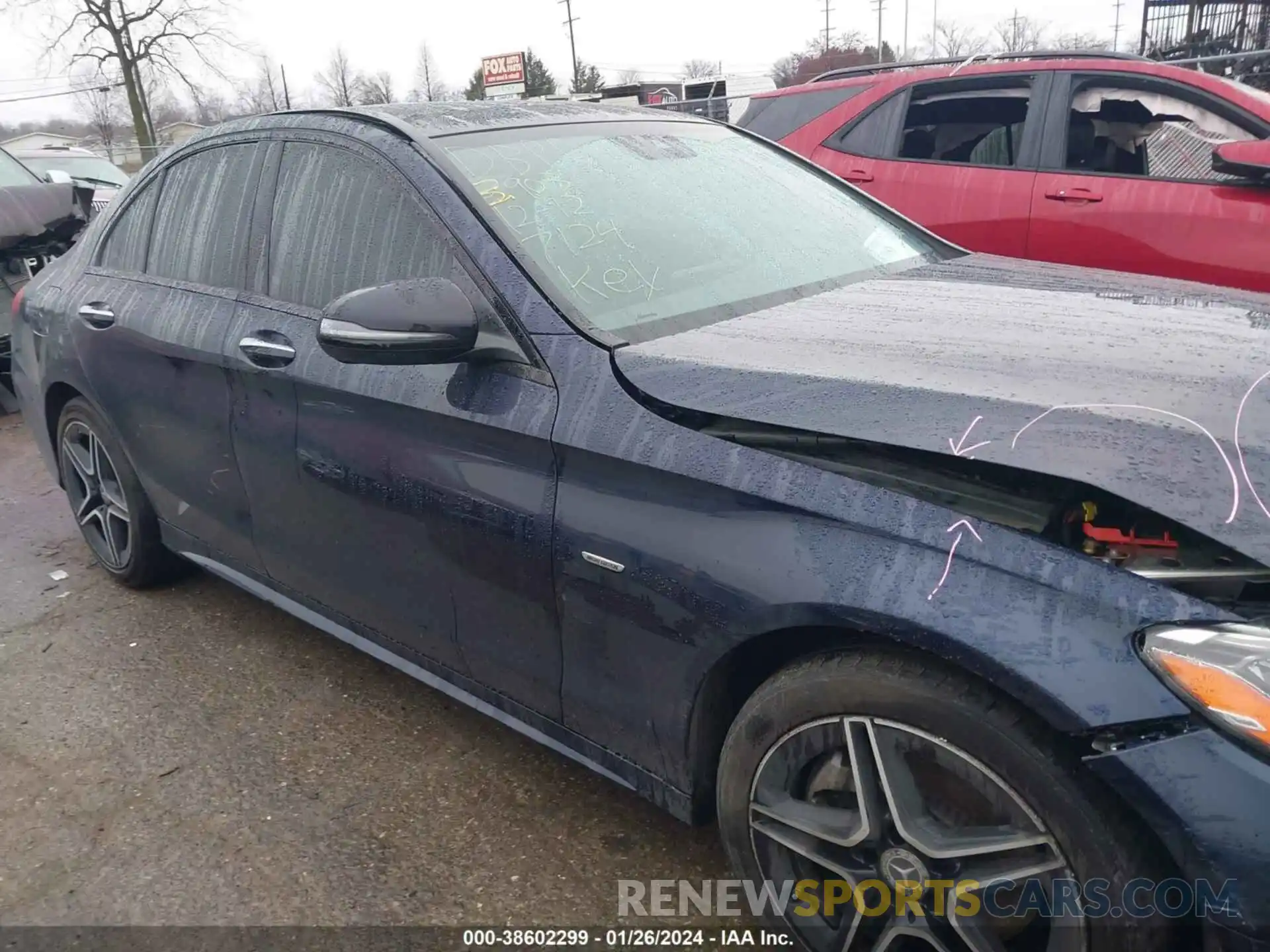 13 Photograph of a damaged car W1KWF8EB6MR647124 MERCEDES-BENZ C 300 2021