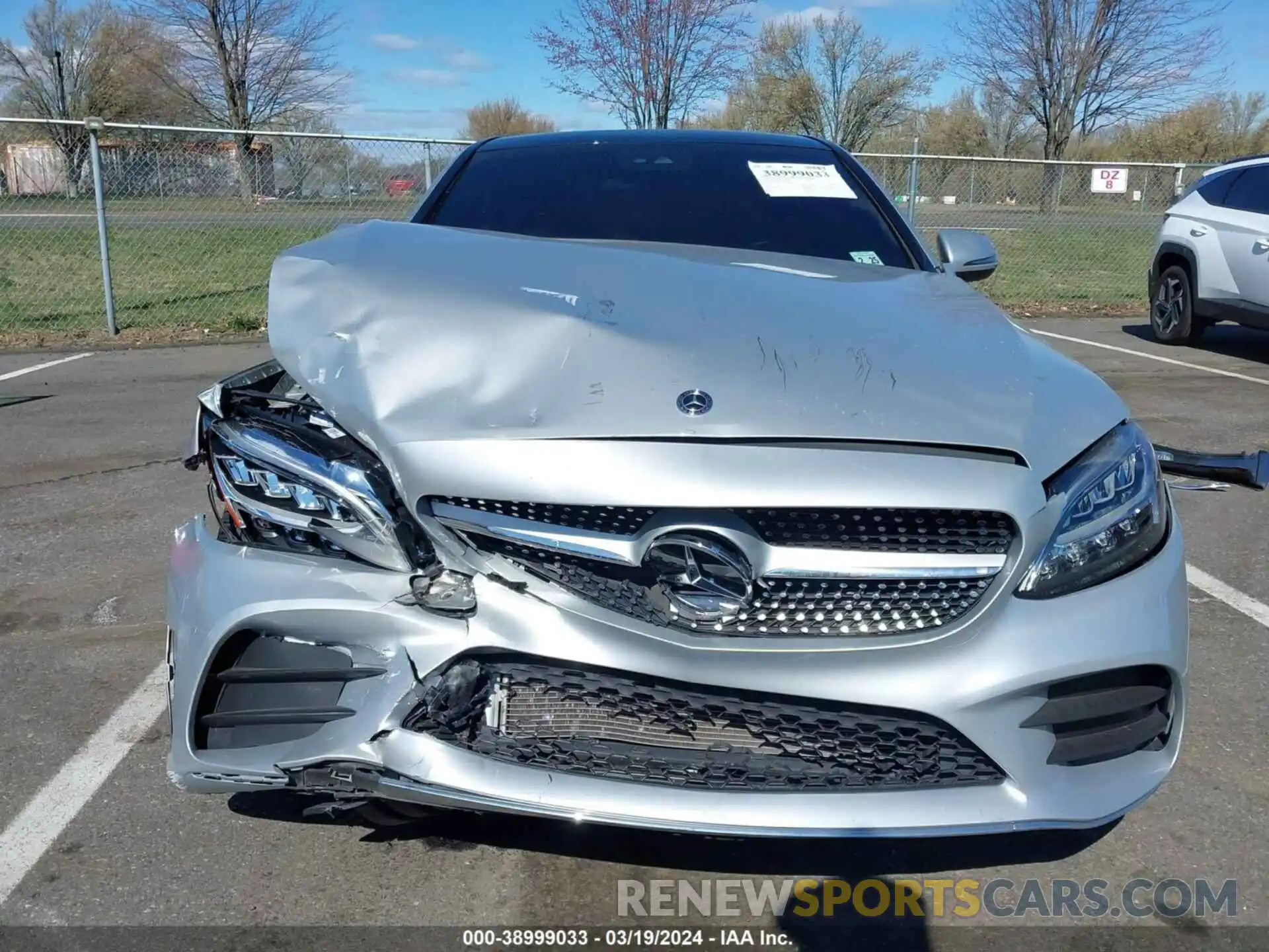 12 Photograph of a damaged car W1KWF8EB9MR622640 MERCEDES-BENZ C 300 2021