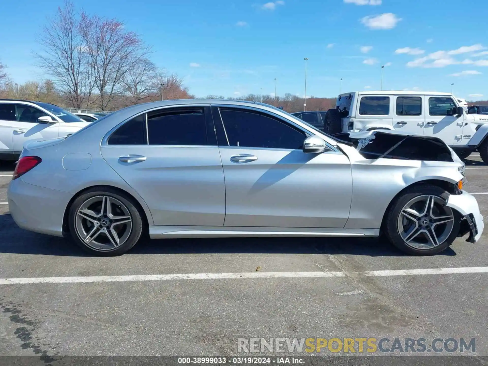 13 Photograph of a damaged car W1KWF8EB9MR622640 MERCEDES-BENZ C 300 2021