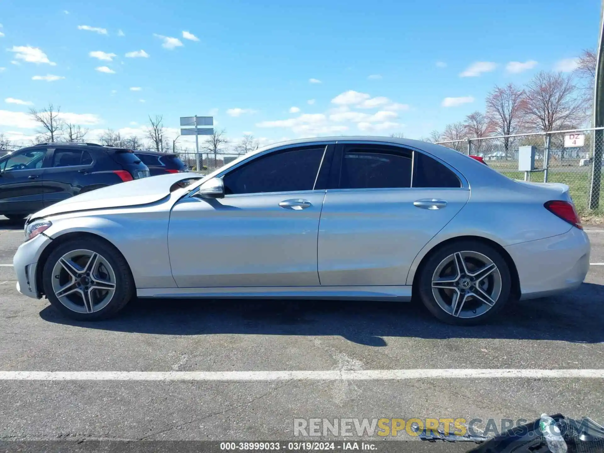 14 Photograph of a damaged car W1KWF8EB9MR622640 MERCEDES-BENZ C 300 2021