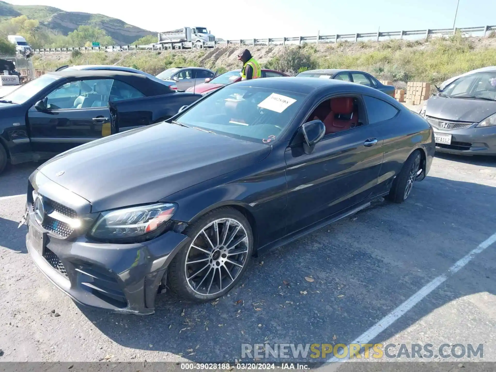 2 Photograph of a damaged car W1KWJ8DB0MG063393 MERCEDES-BENZ C 300 2021