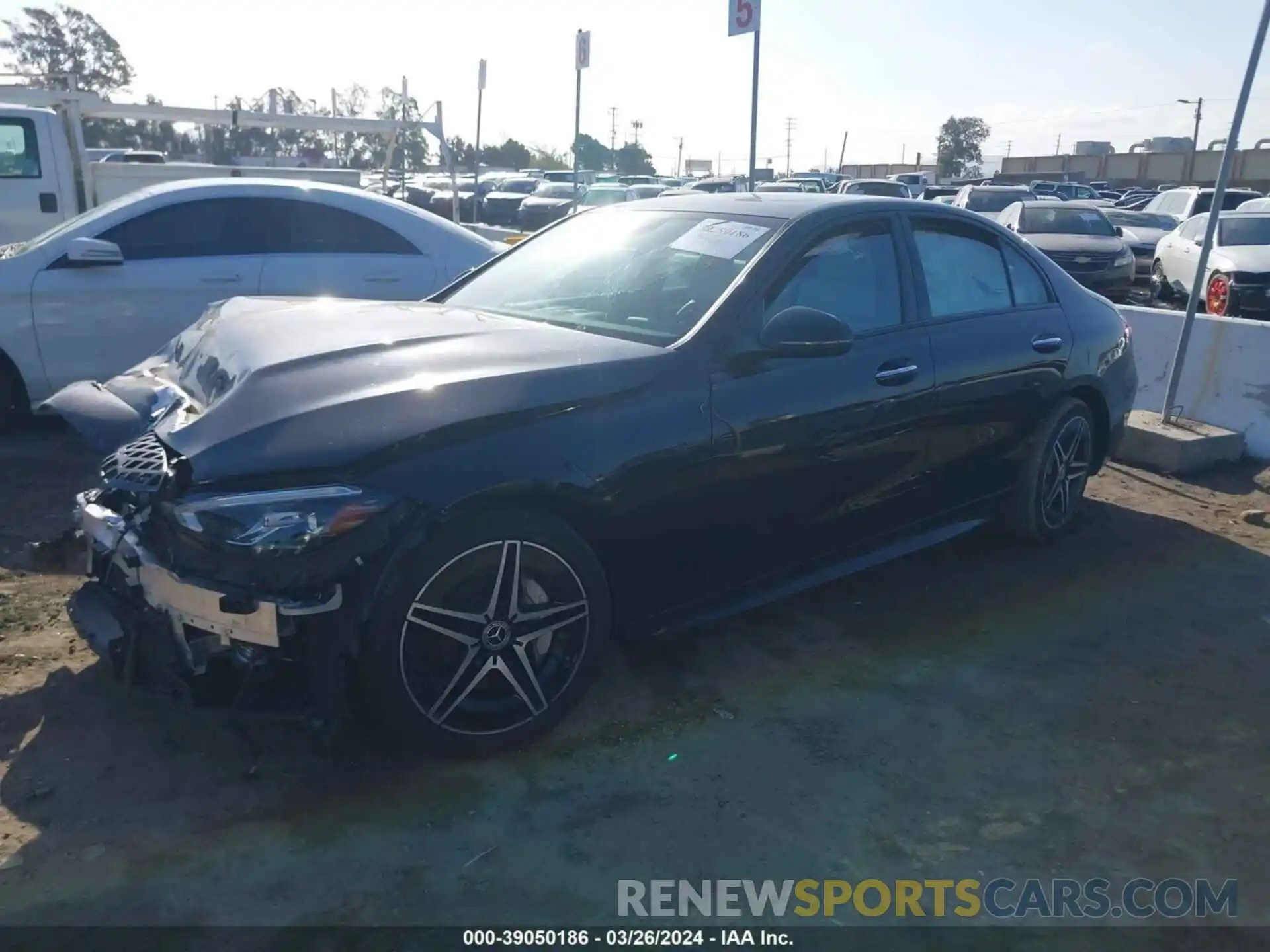 2 Photograph of a damaged car W1KAF4GB8NR011984 MERCEDES-BENZ C 300 2022