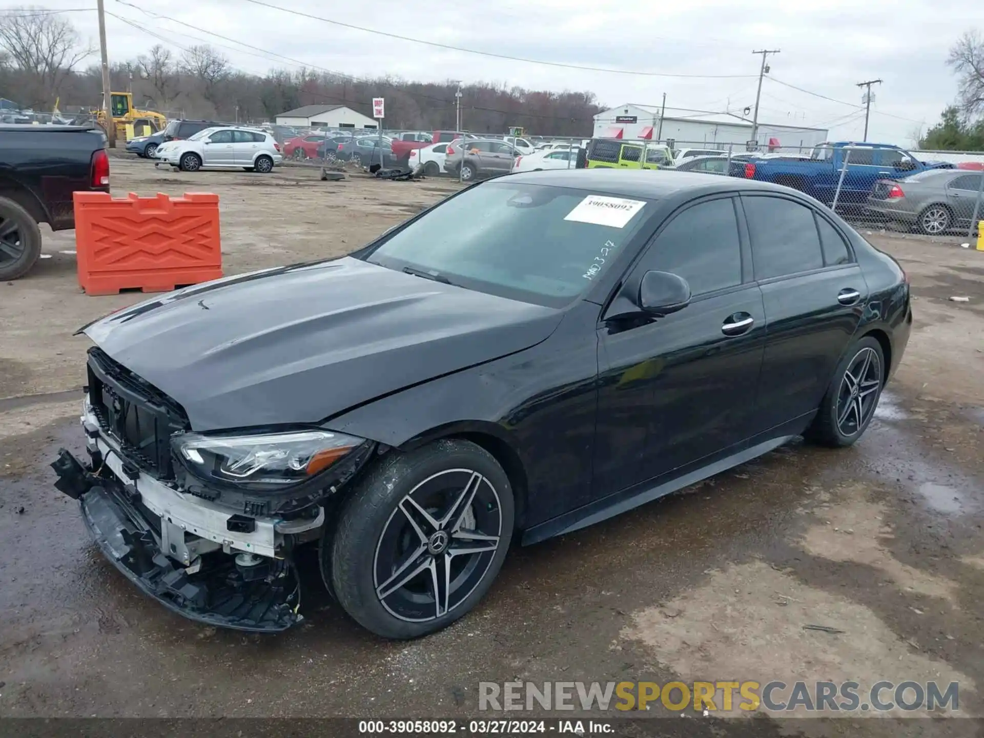 2 Photograph of a damaged car W1KAF4HB1NR056196 MERCEDES-BENZ C 300 2022