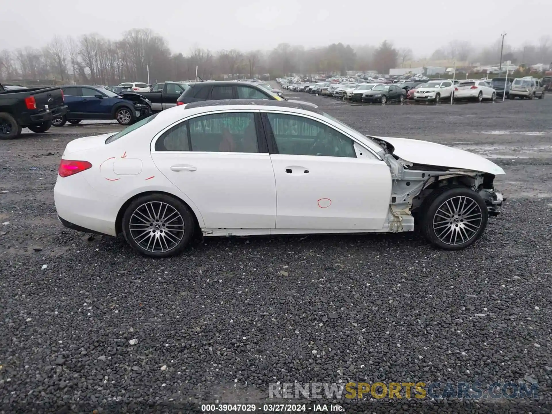 14 Photograph of a damaged car W1KAF4HB5NR038820 MERCEDES-BENZ C 300 2022