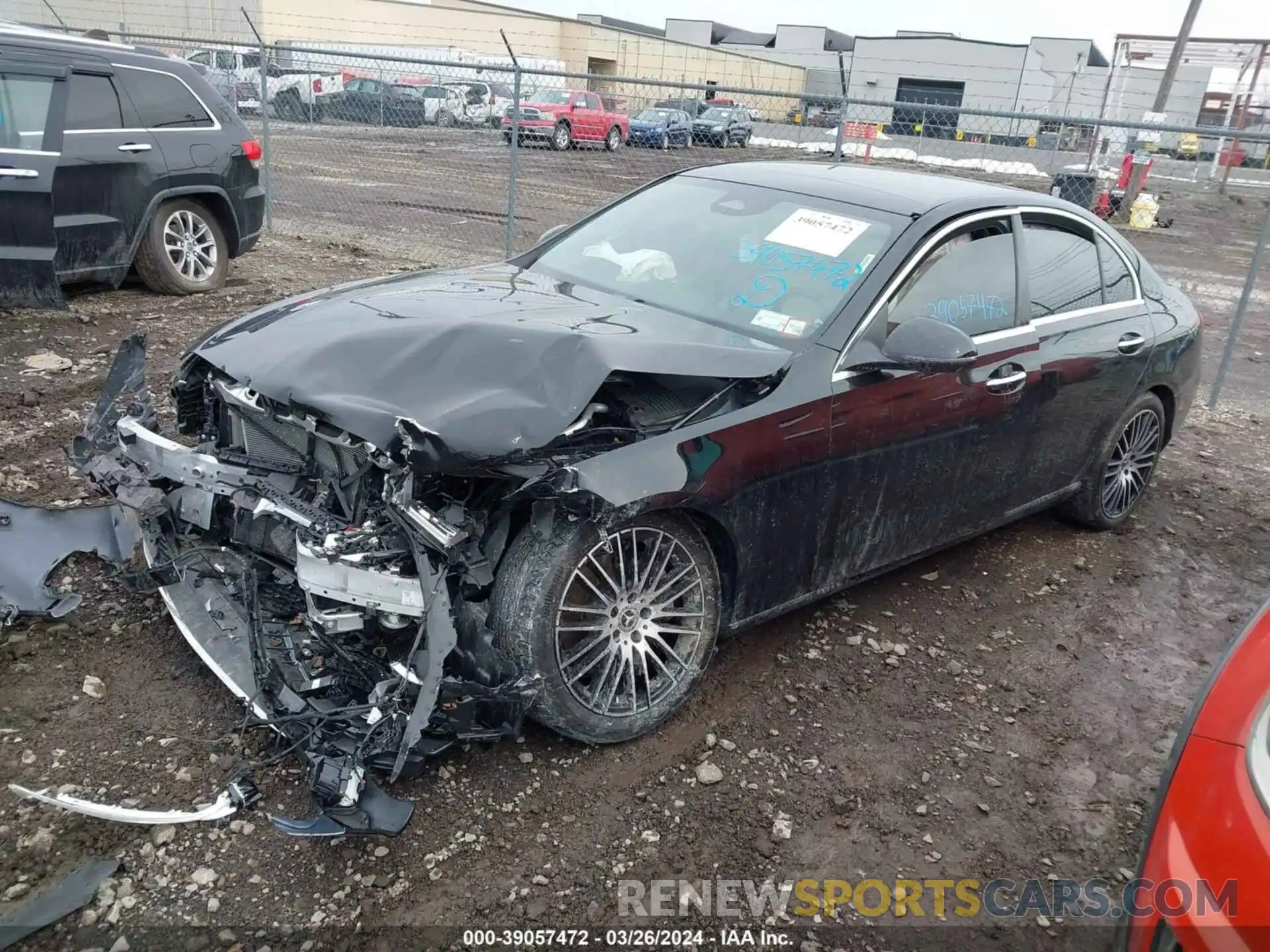 2 Photograph of a damaged car W1KAF4HB1PR124614 MERCEDES-BENZ C 300 2023