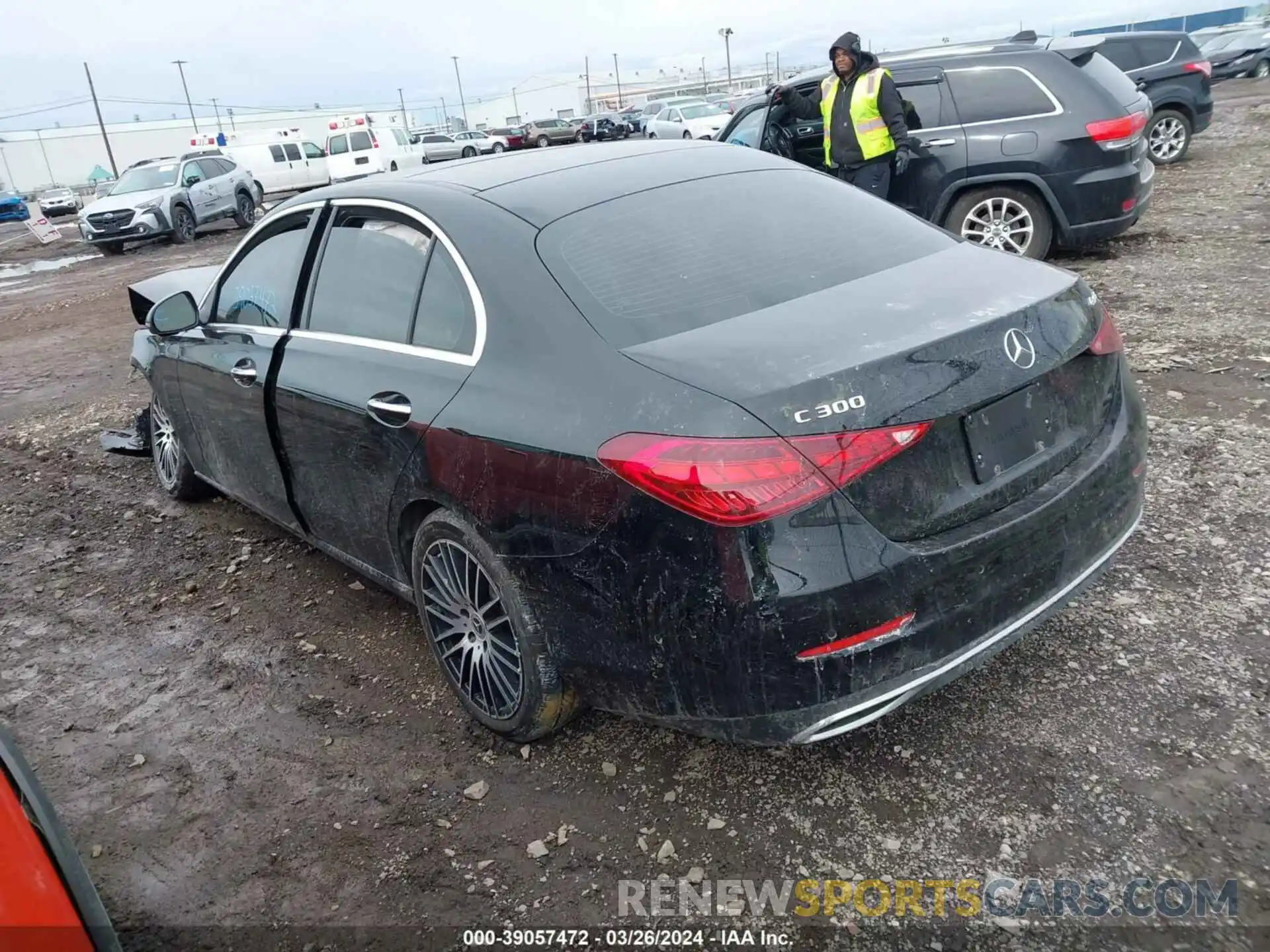 3 Photograph of a damaged car W1KAF4HB1PR124614 MERCEDES-BENZ C 300 2023