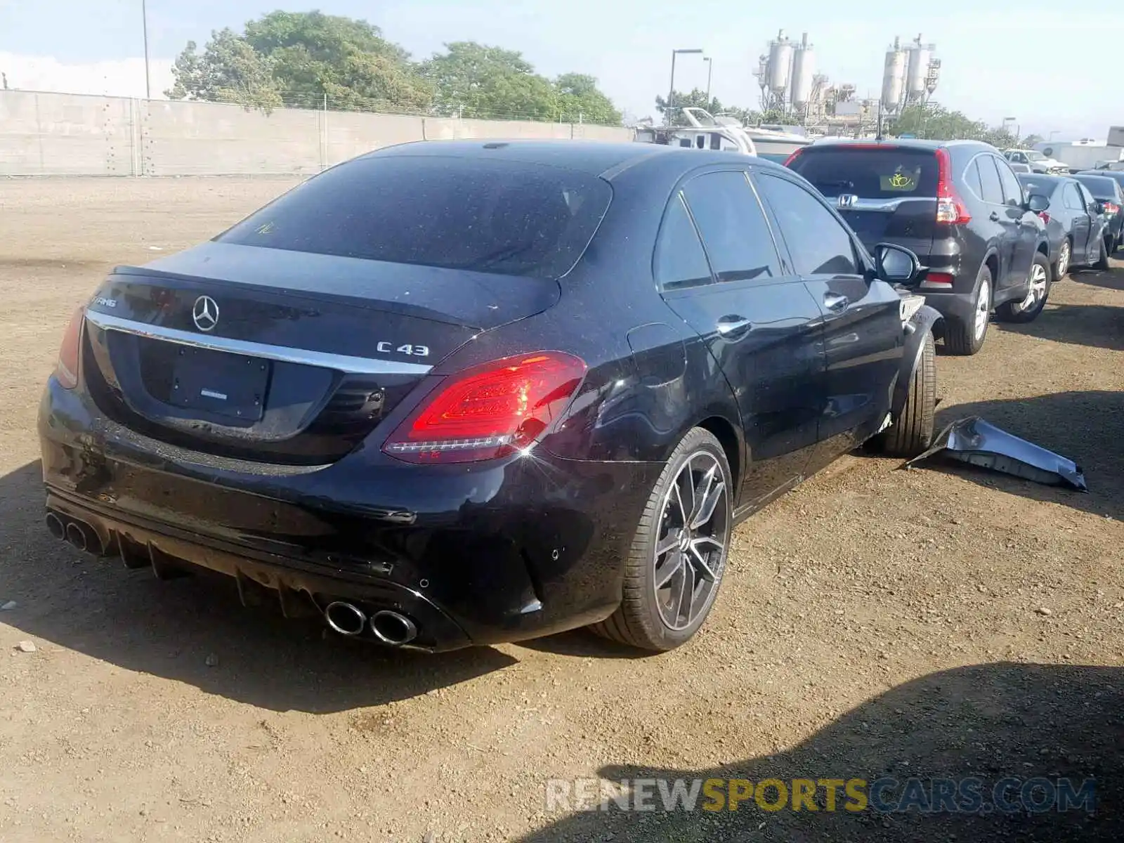 4 Photograph of a damaged car 55SWF6EB0KU311548 MERCEDES-BENZ C 43 AMG 2019