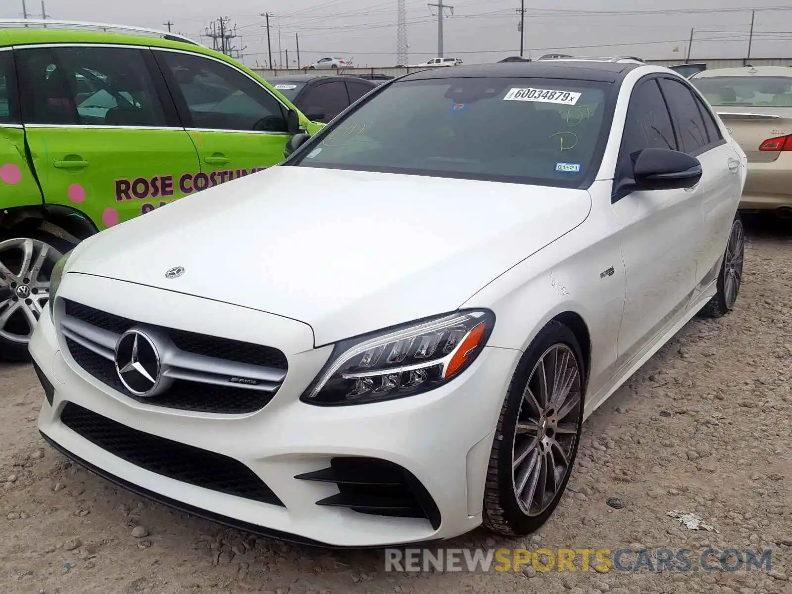 2 Photograph of a damaged car 55SWF6EB5KU294570 MERCEDES-BENZ C 43 AMG 2019