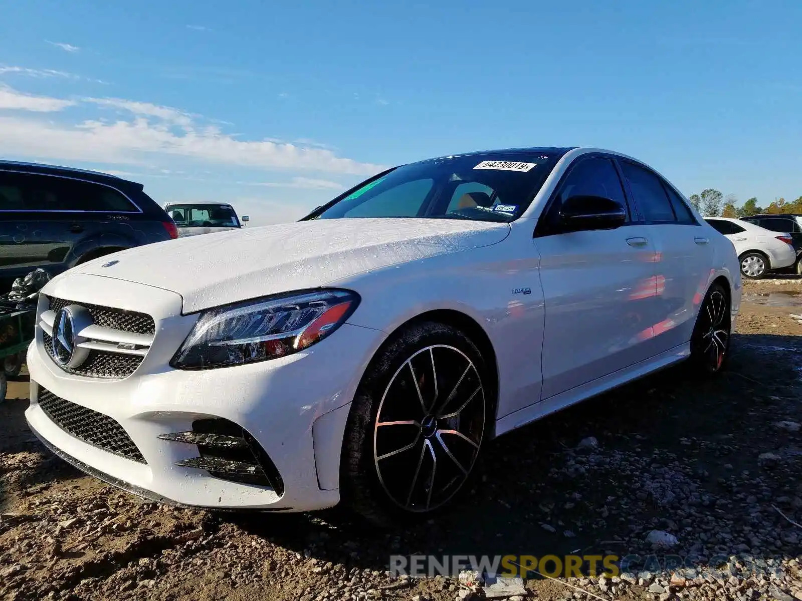 2 Photograph of a damaged car 55SWF6EB6KU284324 MERCEDES-BENZ C 43 AMG 2019