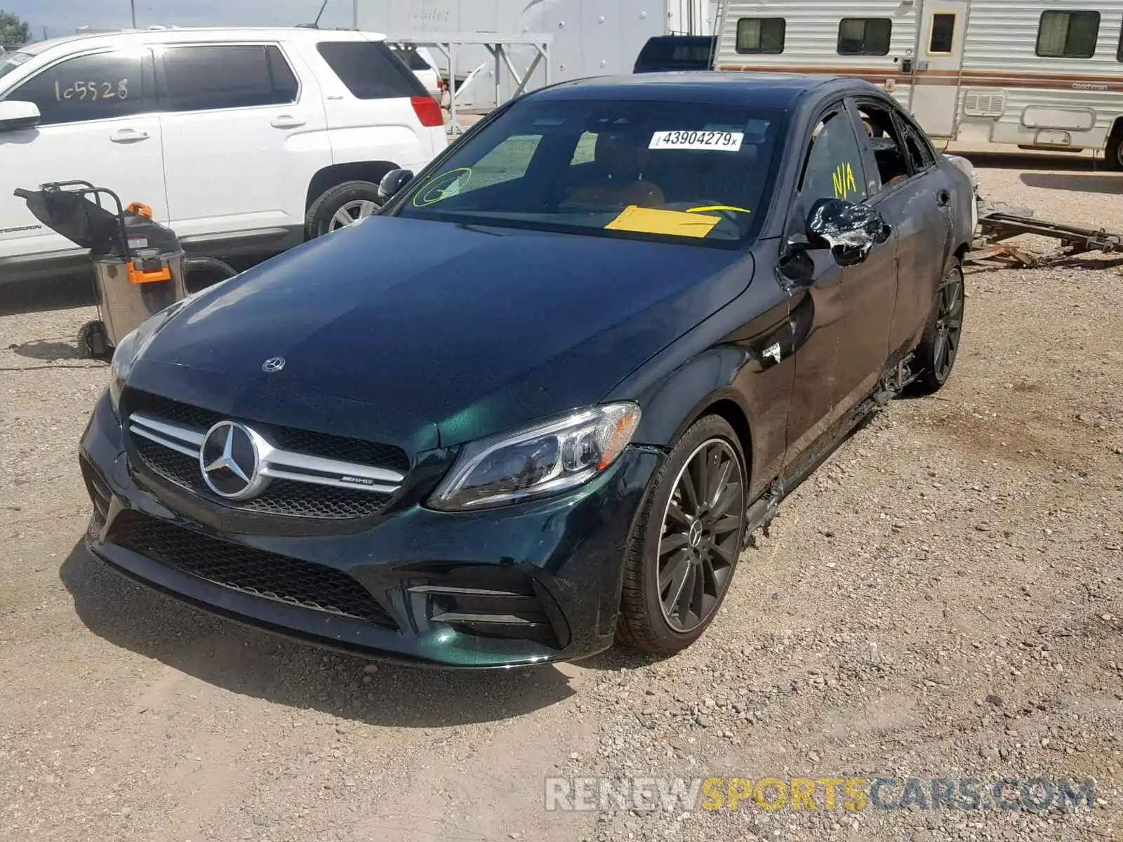 2 Photograph of a damaged car 55SWF6EB6KU284467 MERCEDES-BENZ C 43 AMG 2019