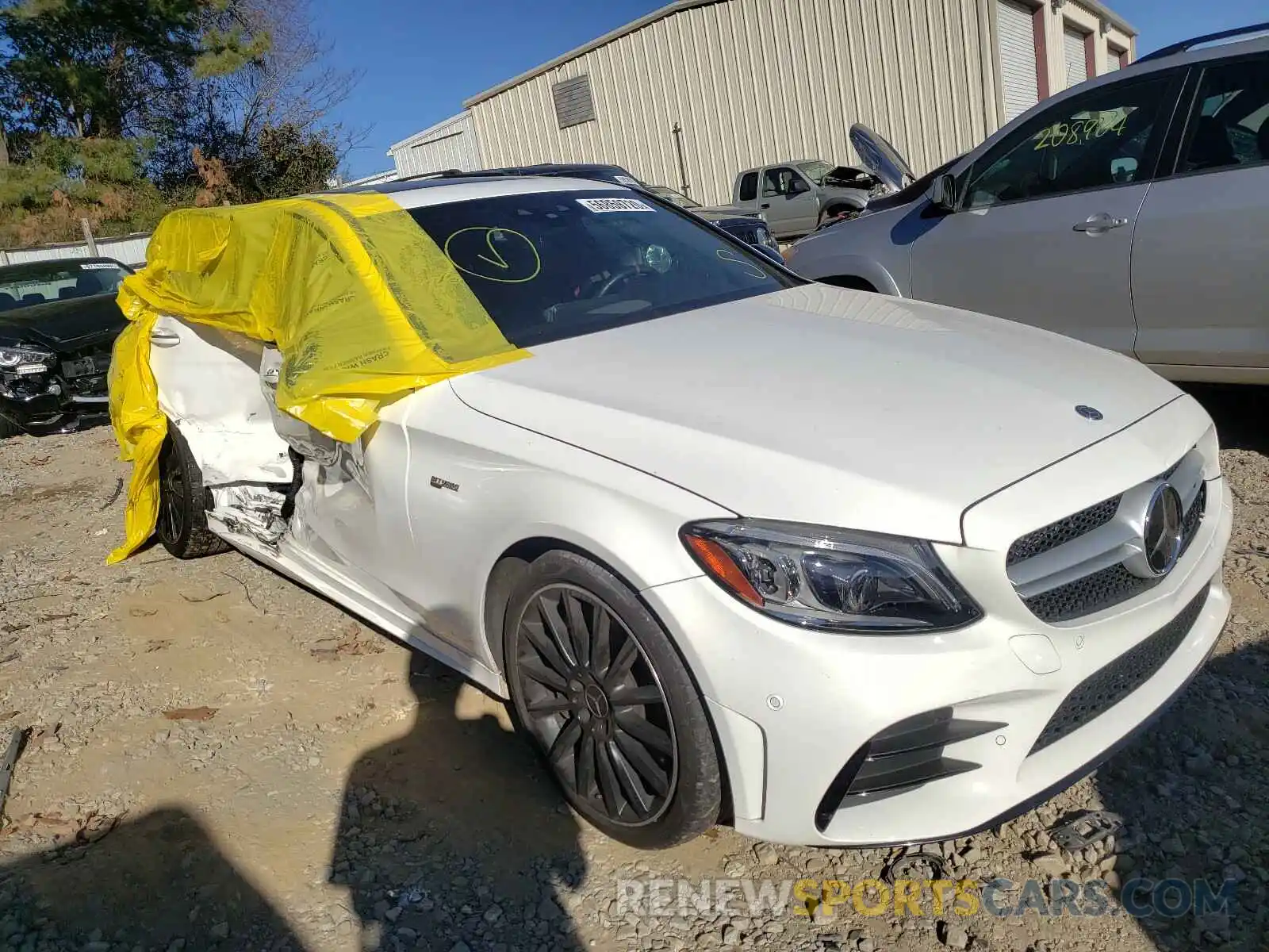 1 Photograph of a damaged car 55SWF6EB6KU296389 MERCEDES-BENZ C 43 AMG 2019