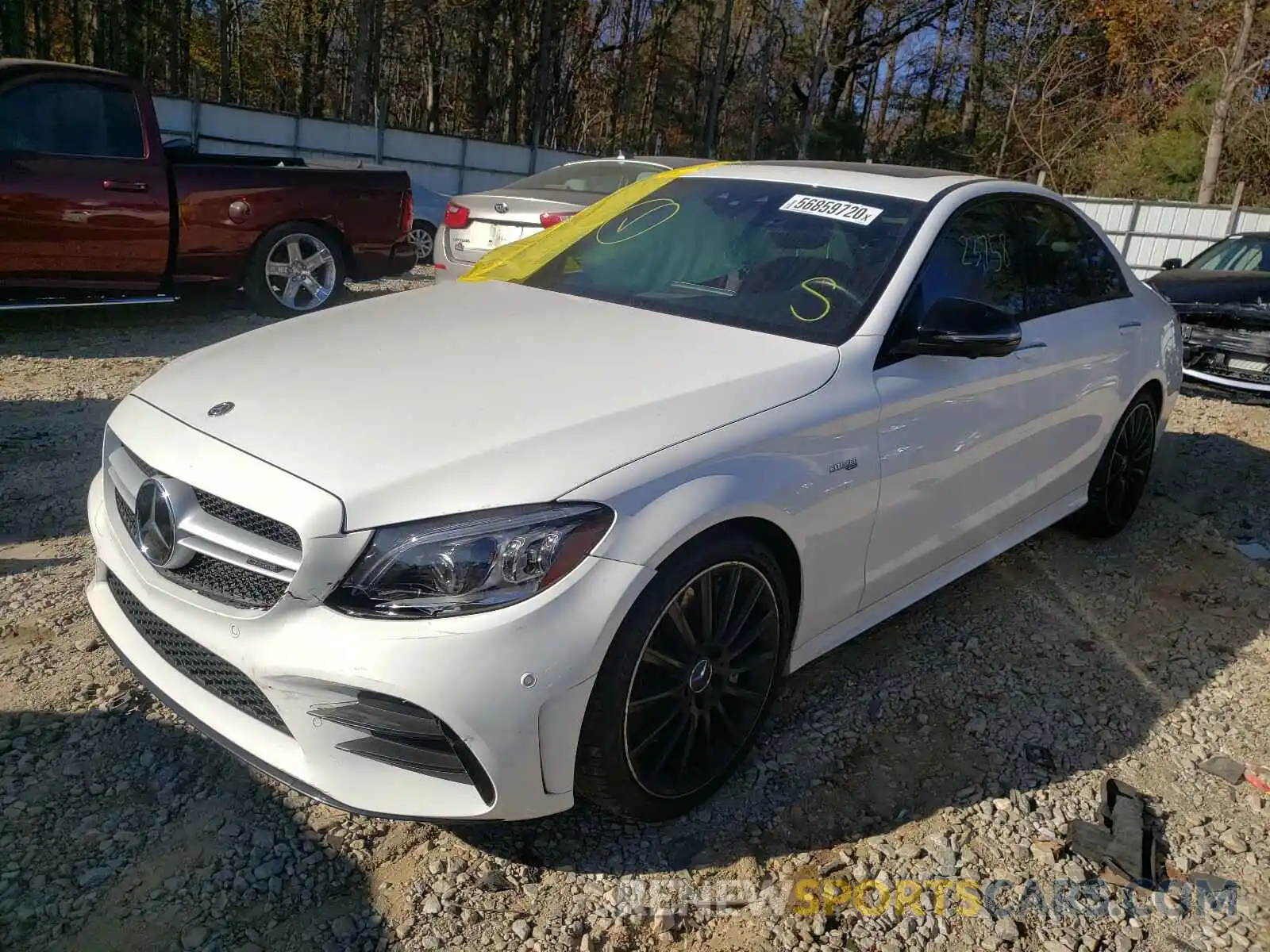 2 Photograph of a damaged car 55SWF6EB6KU296389 MERCEDES-BENZ C 43 AMG 2019