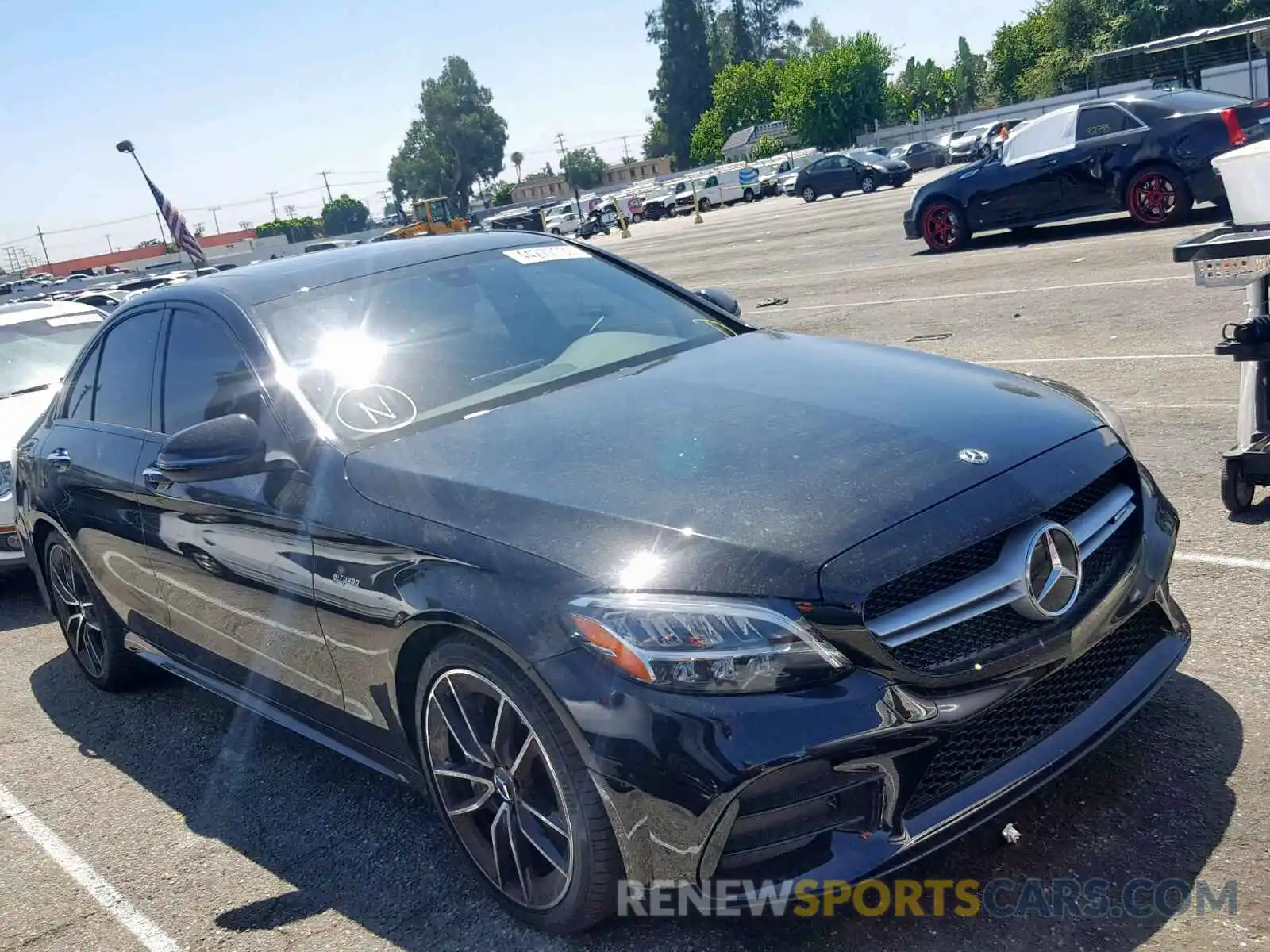 1 Photograph of a damaged car 55SWF6EB7KU292934 MERCEDES-BENZ C 43 AMG 2019