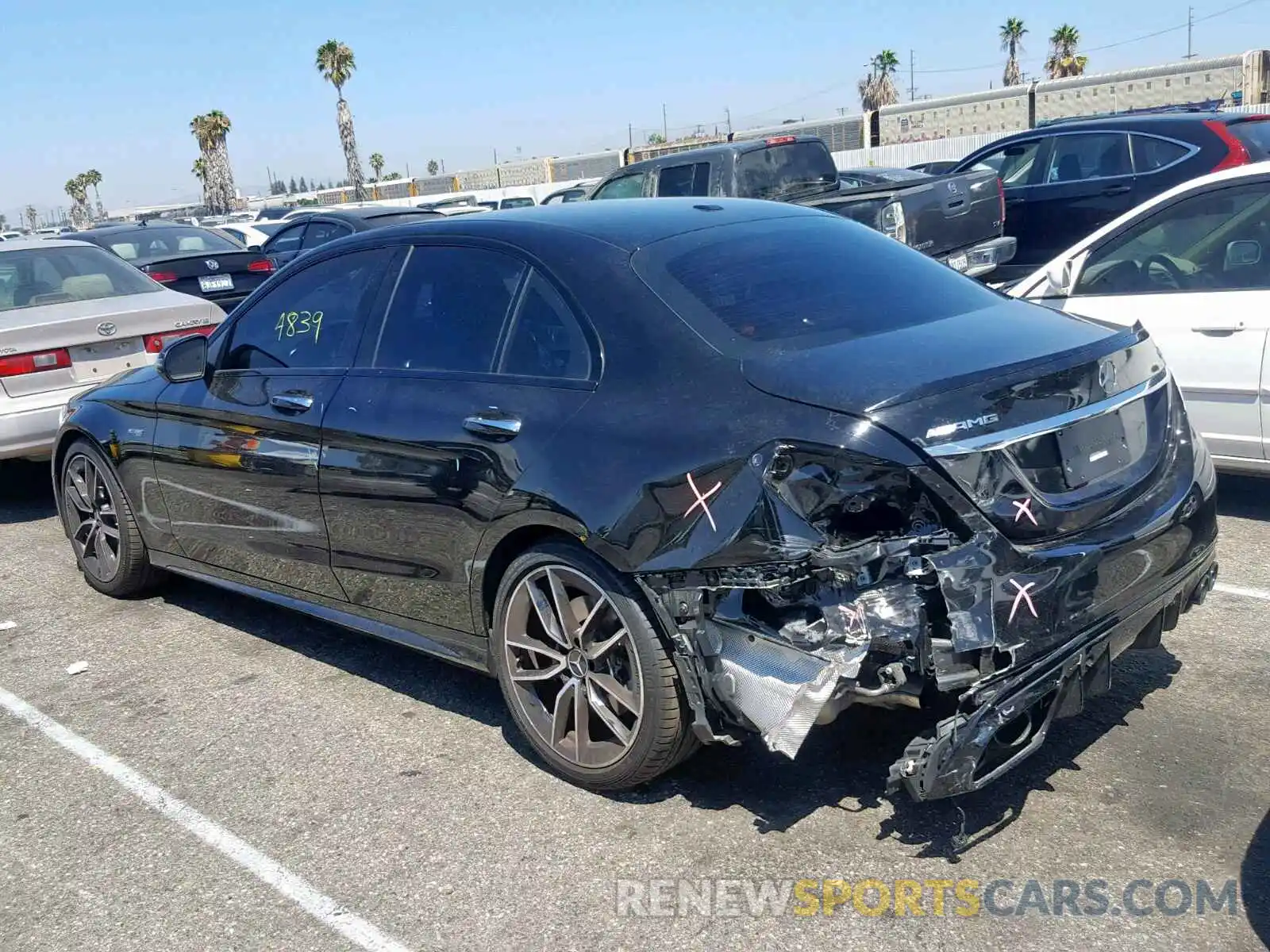 3 Photograph of a damaged car 55SWF6EB7KU292934 MERCEDES-BENZ C 43 AMG 2019