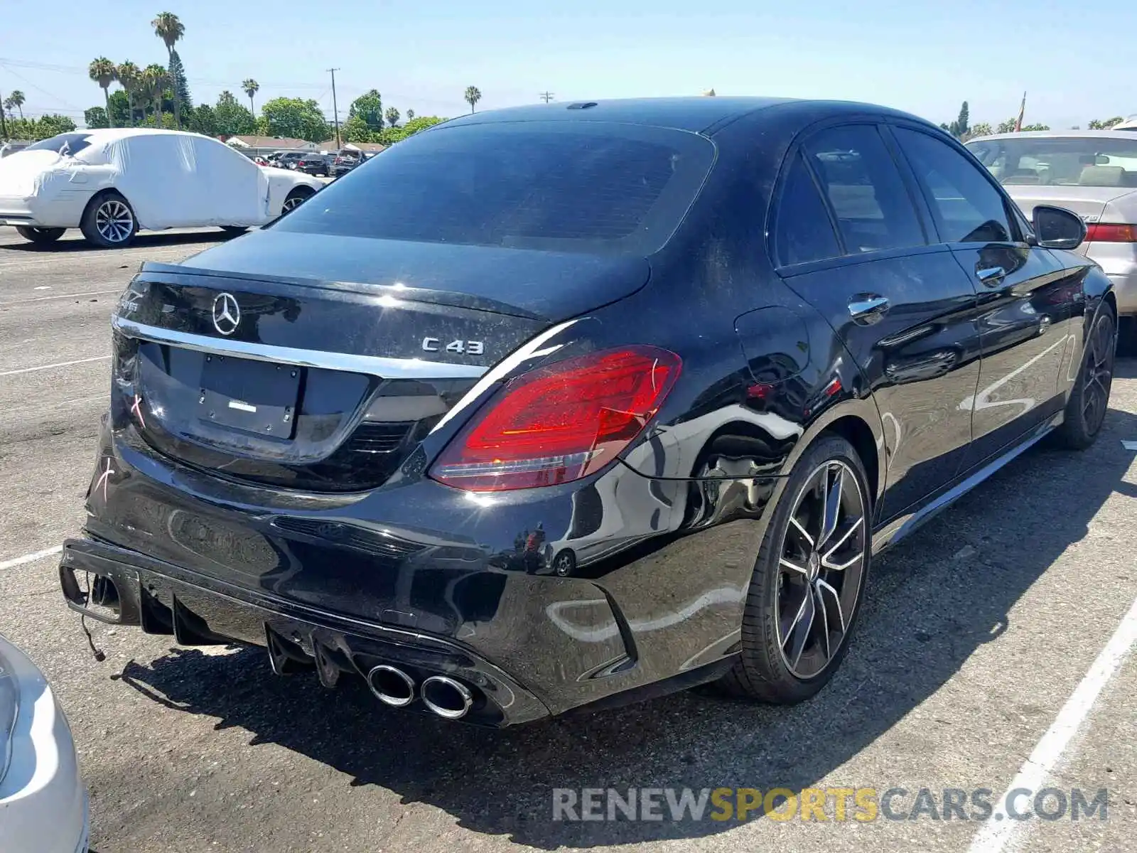 4 Photograph of a damaged car 55SWF6EB7KU292934 MERCEDES-BENZ C 43 AMG 2019